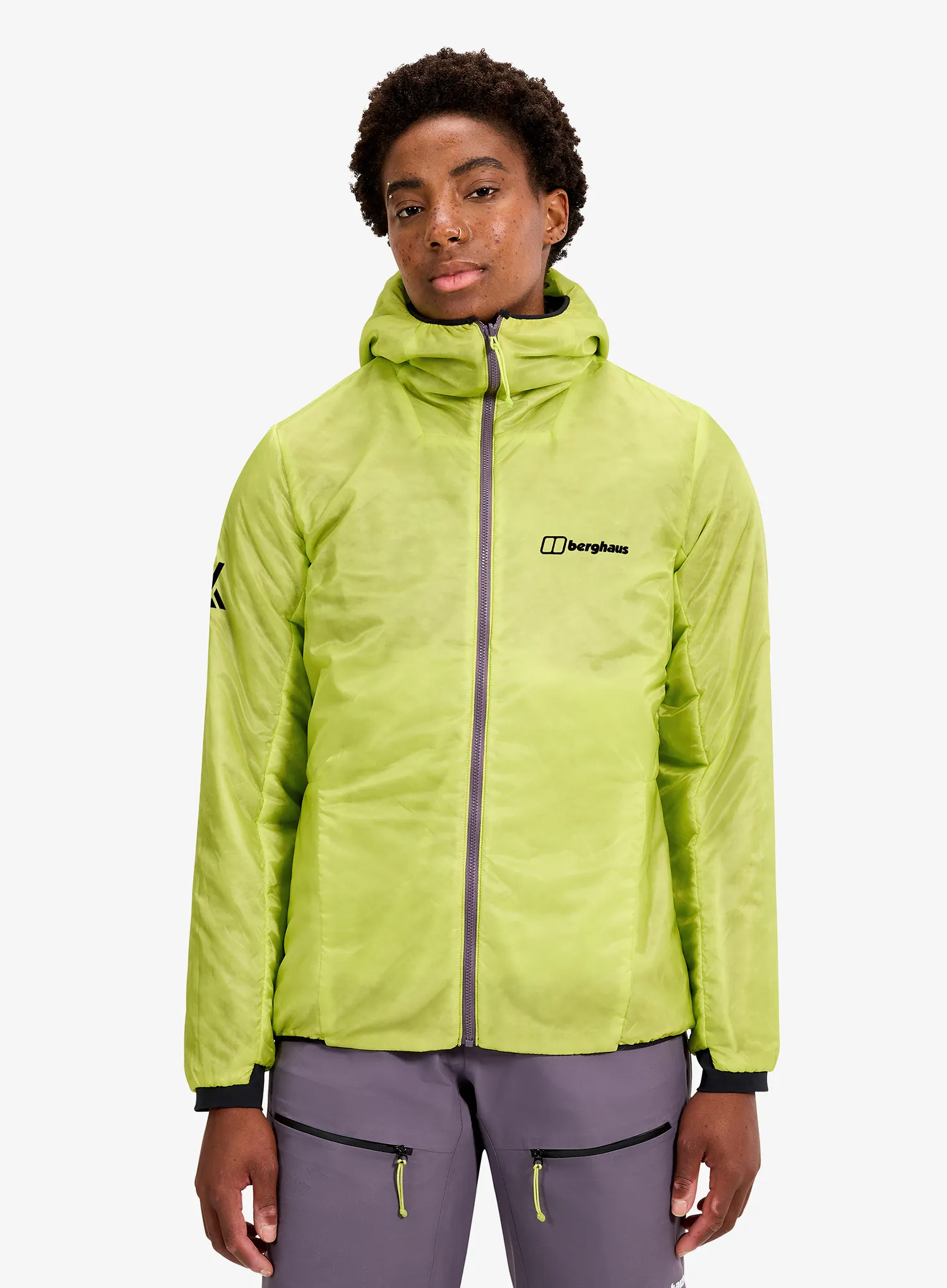 Zateplená bunda dámská Berghaus Mtn Arete Lb Synthetic Hoody - purple planet
