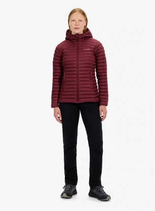 Zateplená bunda dámská Berghaus Nula Micro Jacket - dark rhum