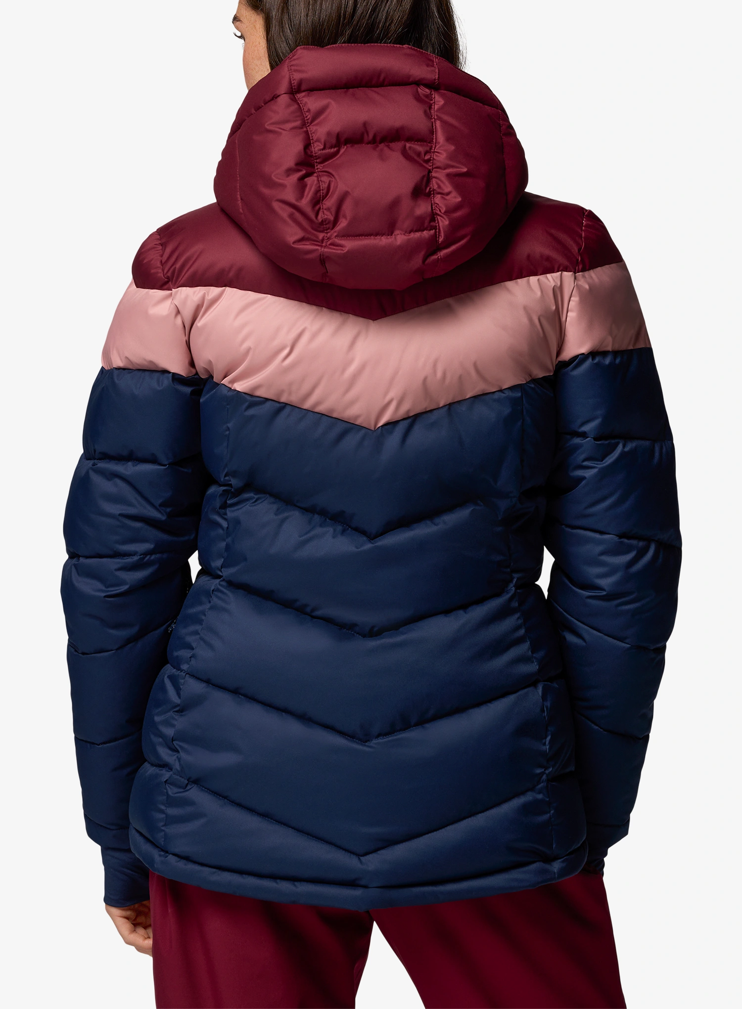 Zateplená bunda dámská Columbia Abbott Peak II Insulated Jacket - navy/rich wine/pink