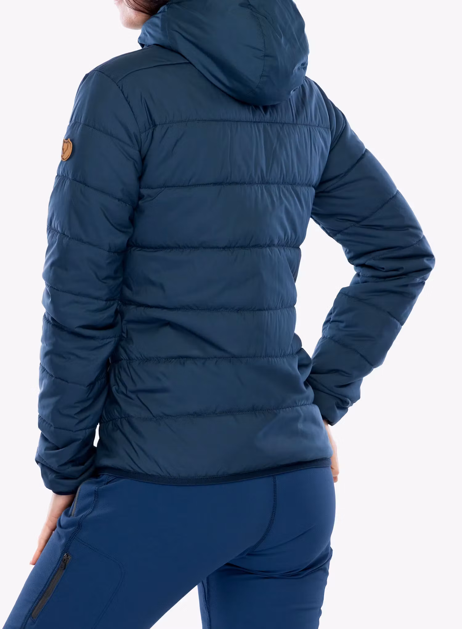 Dámská izolovaná bunda Fjallraven Keb Padded Hoodie - mountain blue