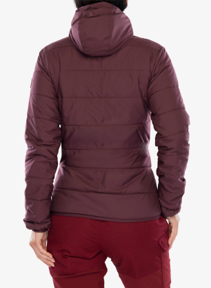 Dámská izolovaná bunda Fjallraven Keb Padded Hoodie - port