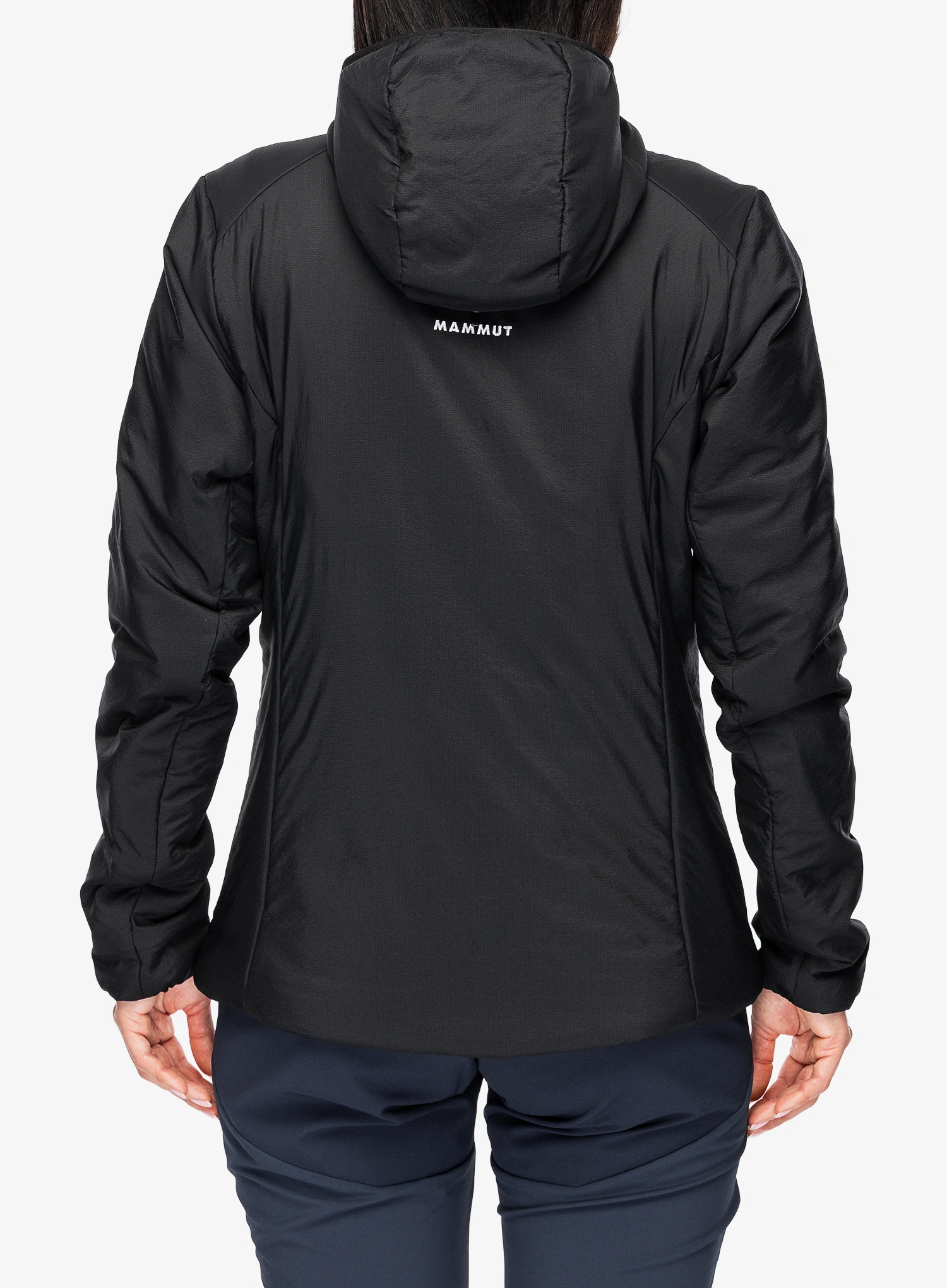 Zateplená bunda dámská Mammut Rime IN Hooded Jacket - black/black