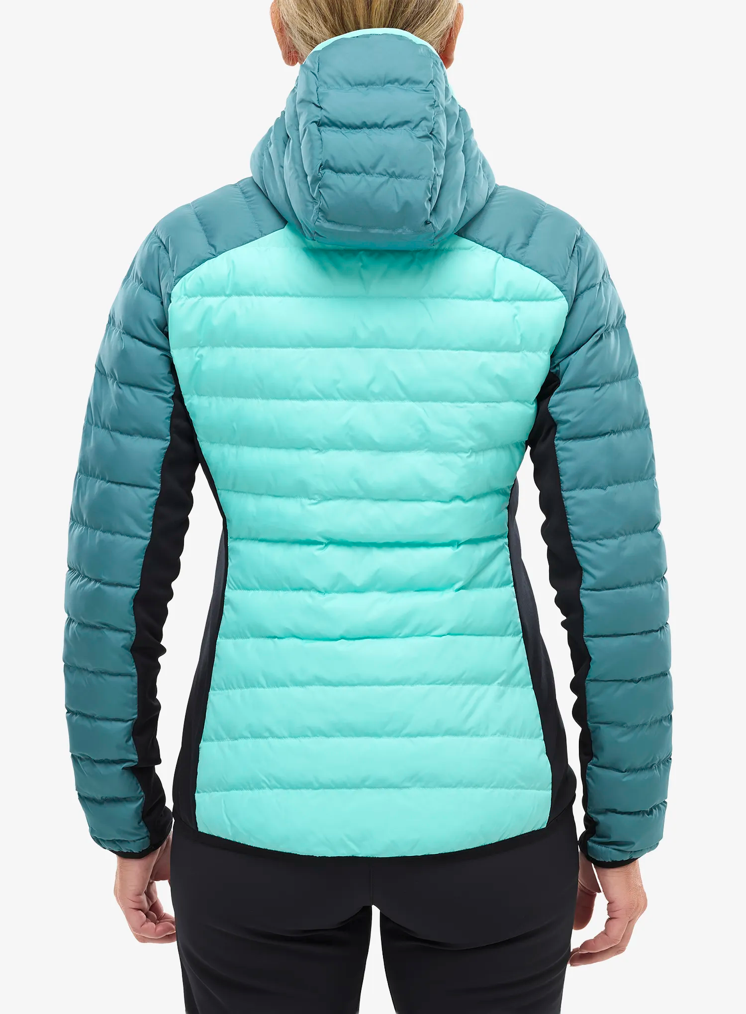 Zateplená bunda dámská Millet Fitz Roy Warm Hoodie - aruba/hydro
