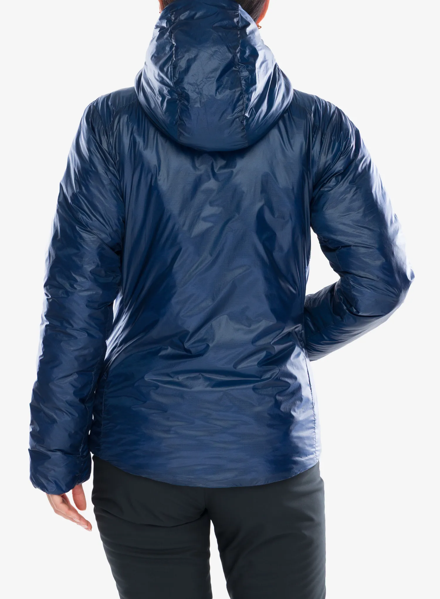 Zateplená bunda dámská Mountain Equipment Oreus Hooded Jacket -  blue admiral