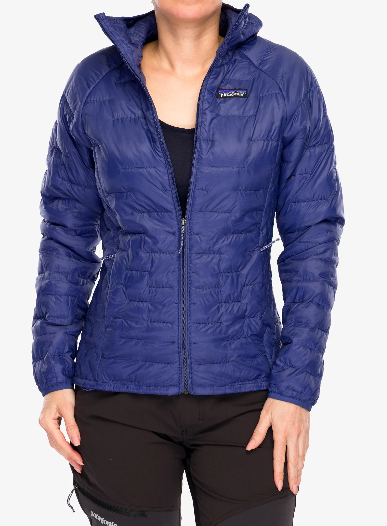 Zateplená bunda dámská Patagonia Micro Puff Hoody - solstice purple