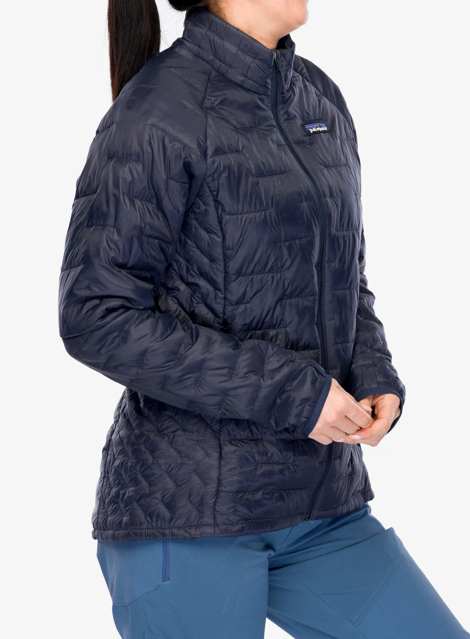 Zateplená bunda dámská Patagonia Micro Puff Jacket - smolder blue