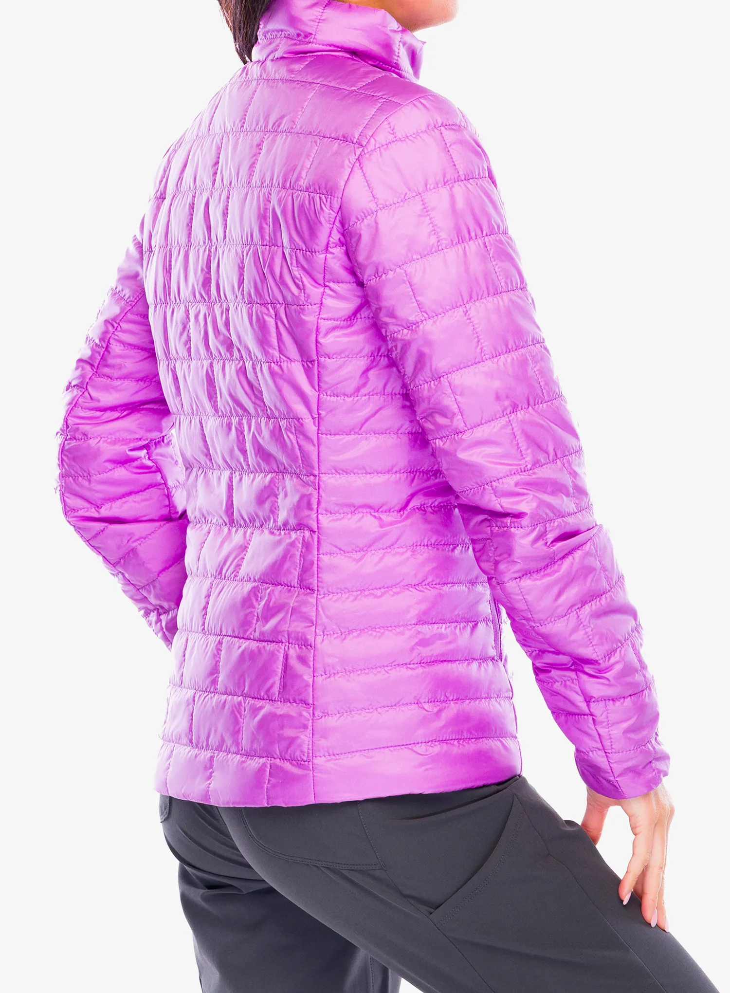 Zateplená bunda dámská Patagonia Nano Puff Jacket - brisk purple