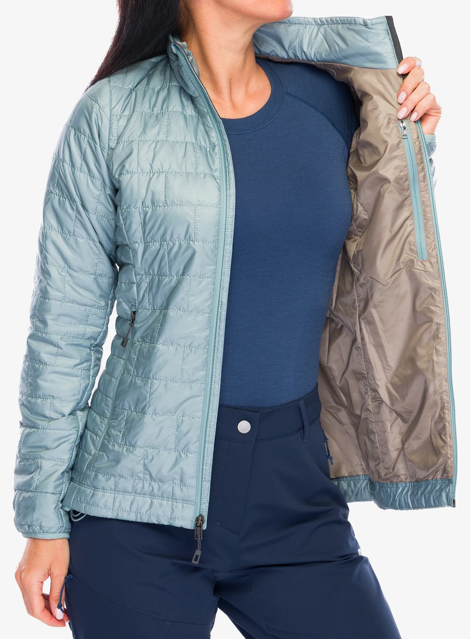 Zateplená bunda dámská Patagonia Nano Puff Jacket - thermal blue