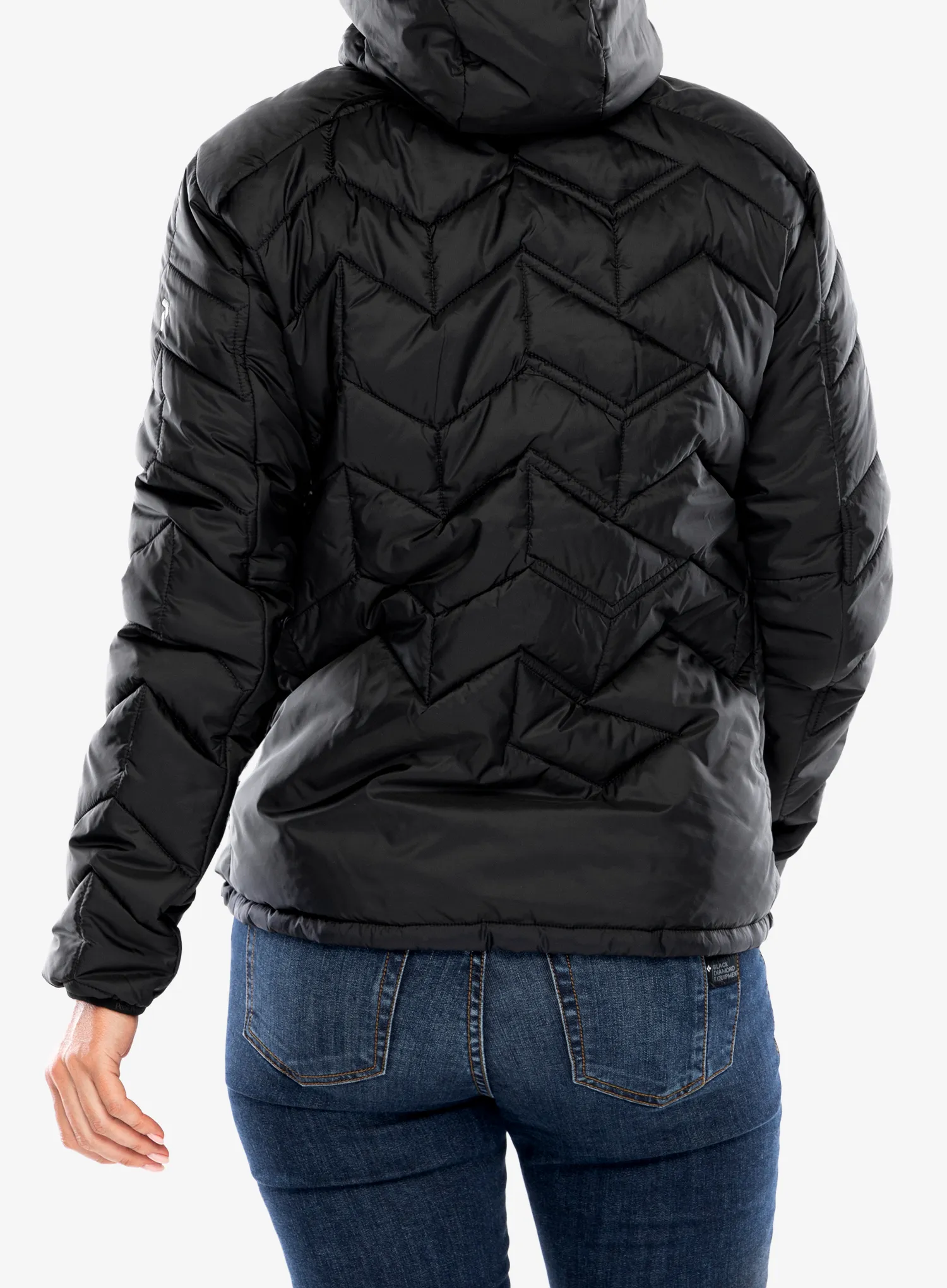 Zateplená bunda dámská Peak Performance Elevate Liner Hood - black