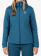 Zateplená bunda dámská Rossignol Opside Warm Insulated Hoodie Jacket - deep lake