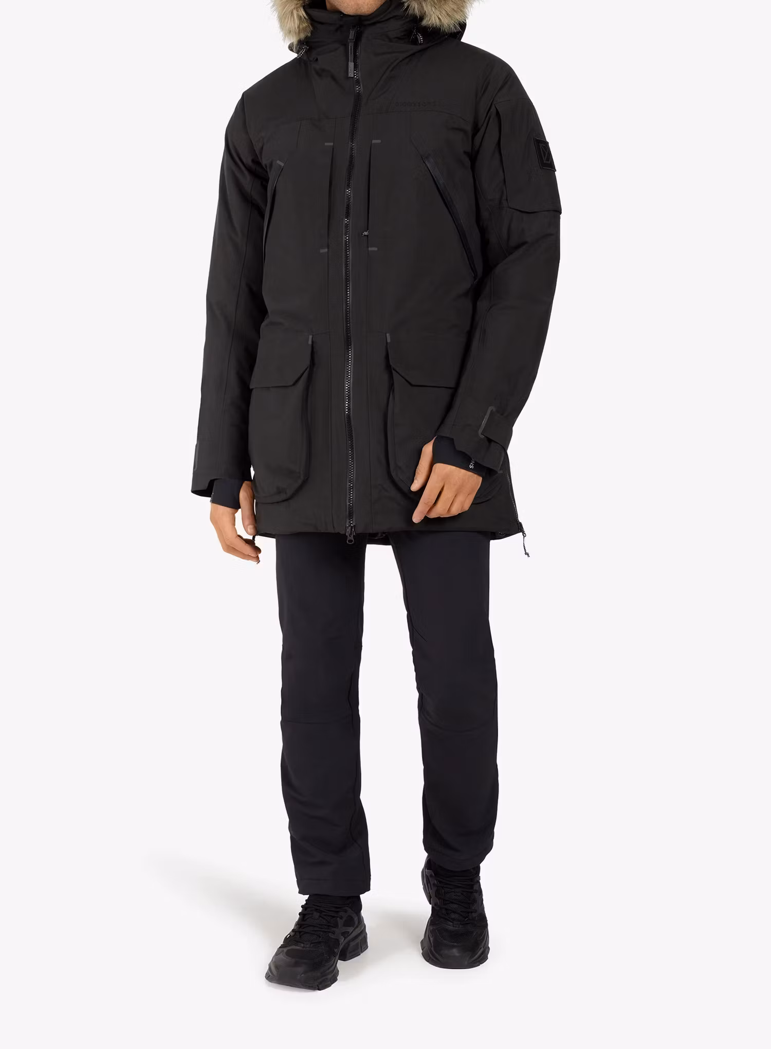 Zateplená bunda Didriksons Zeus Parka 2 - black