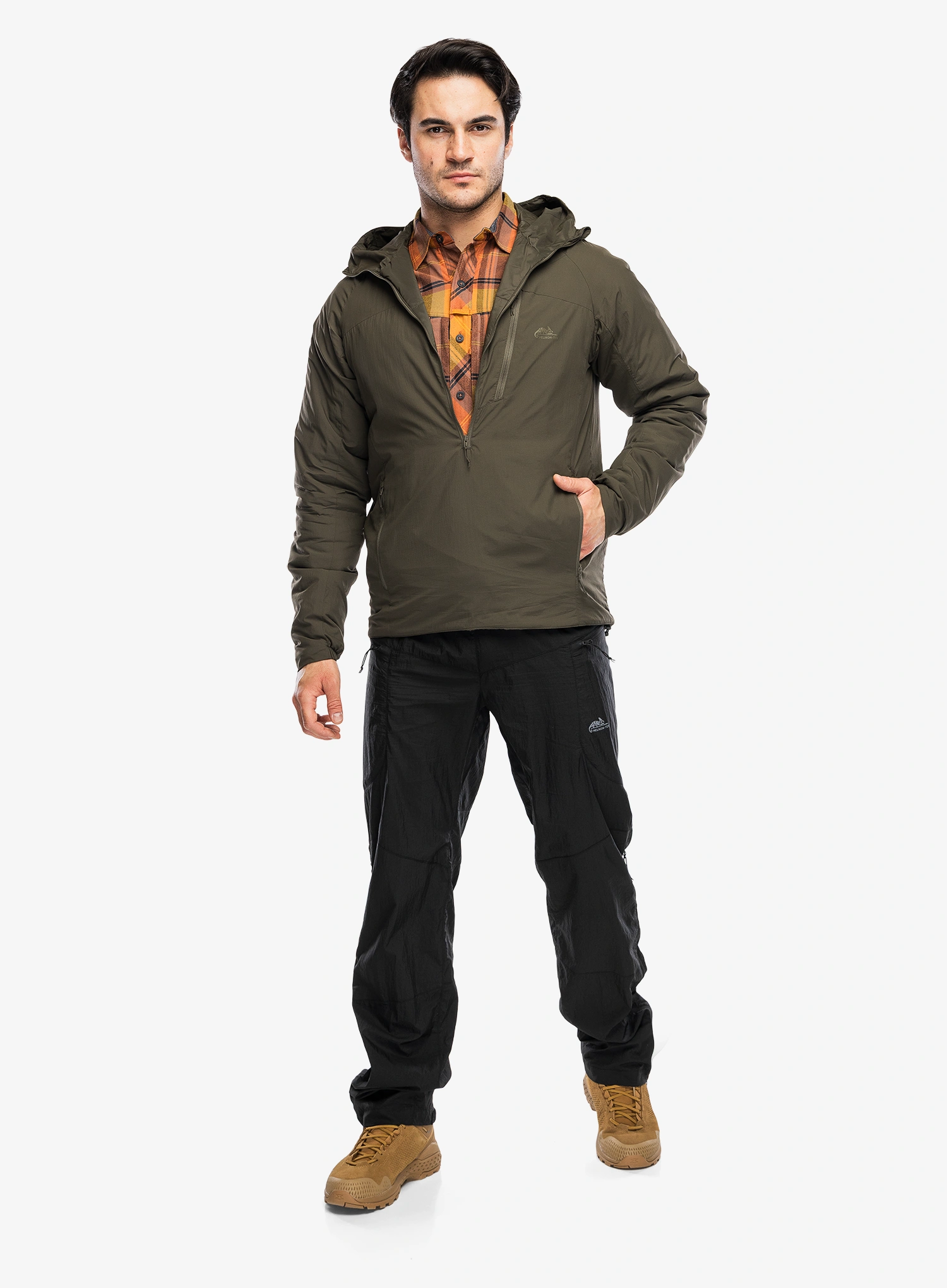 Zateplená bunda Helikon-Tex Wolfhound Hoodie Lite - taiga green