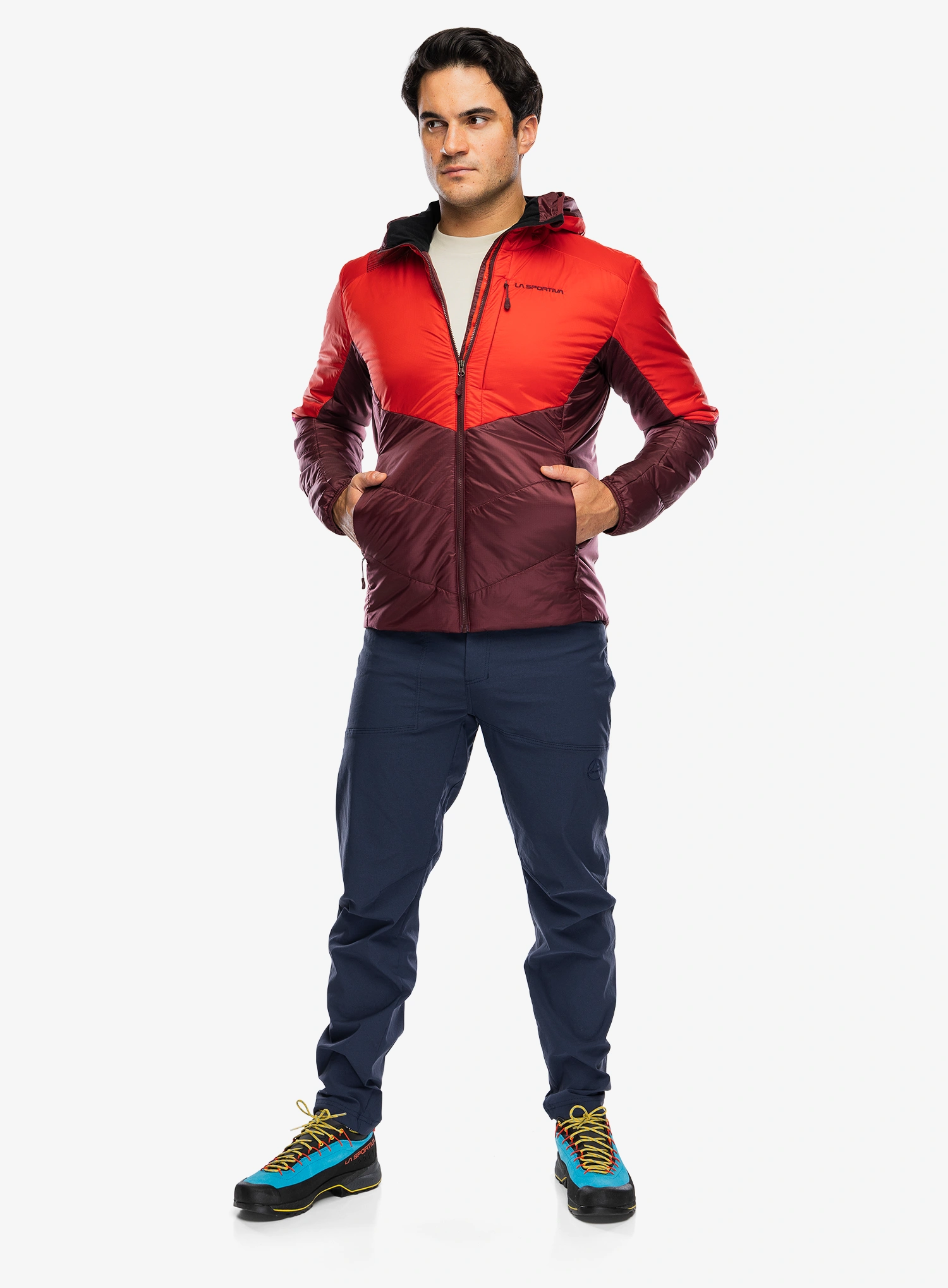 Zateplená bunda La Sportiva Mythic Primaloft Jacket - mountain red/redwood