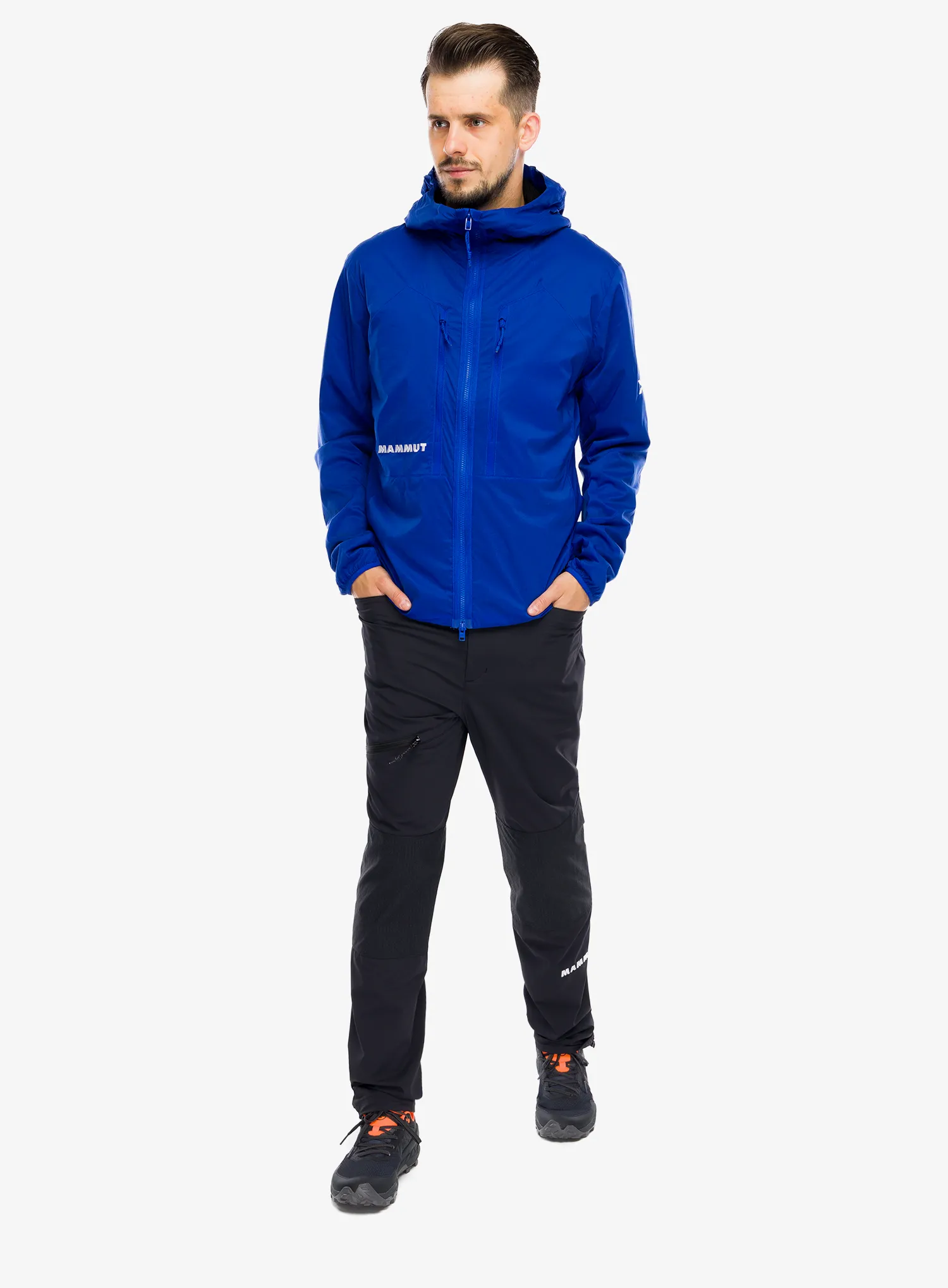 Zateplená bunda Mammut Eiger Nordwand IN Flex Air Hooded Jacket - eiger blue