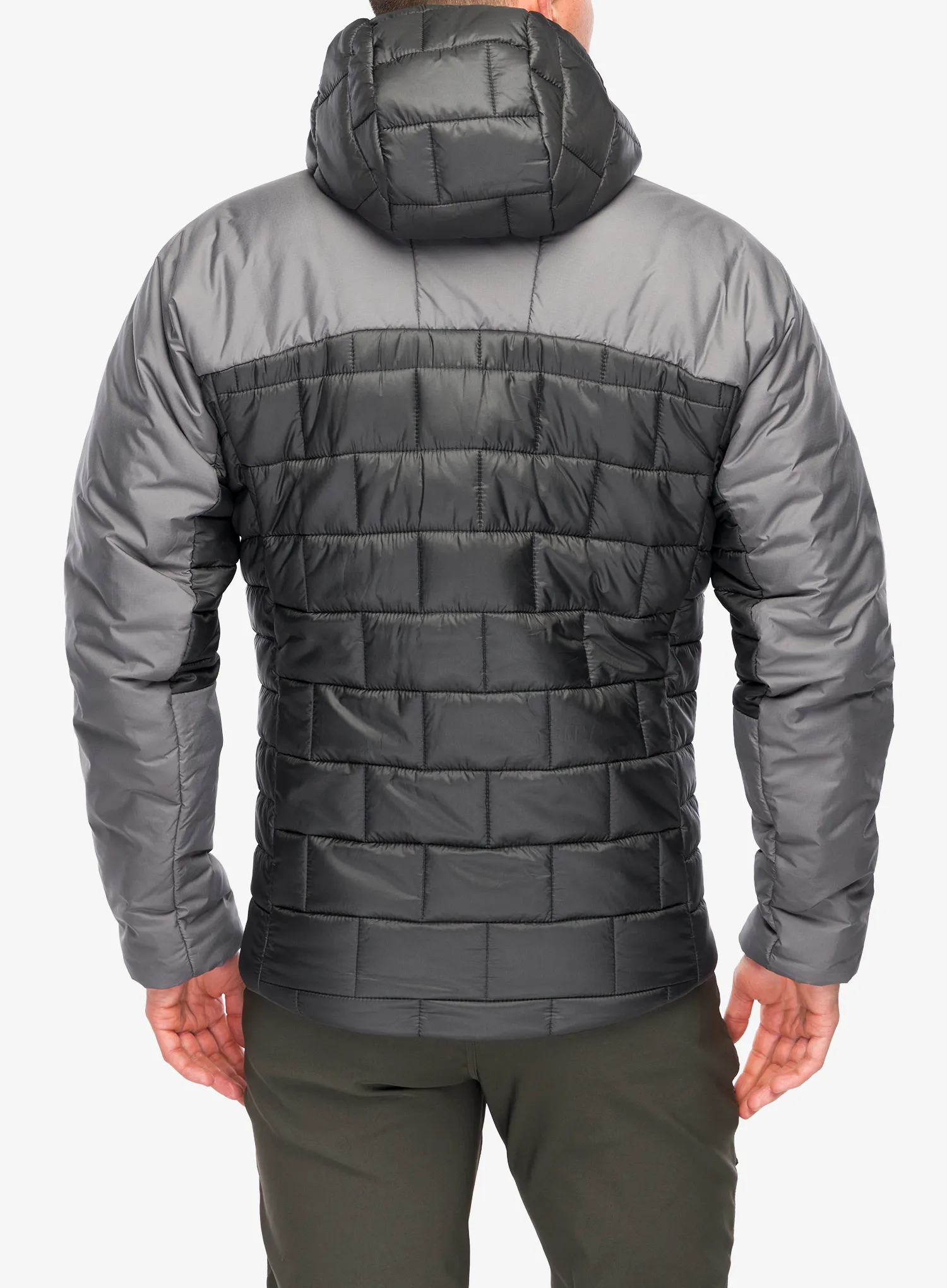 Zateplená bunda Patagonia Hi-Loft Nano Puff Hoody - forge grey