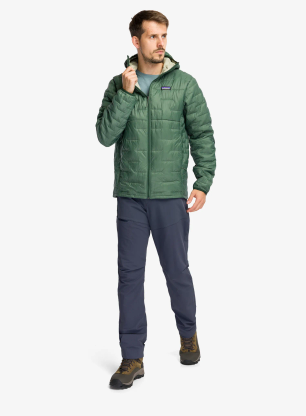 Zateplená bunda Patagonia Micro Puff Hoody - canopy green