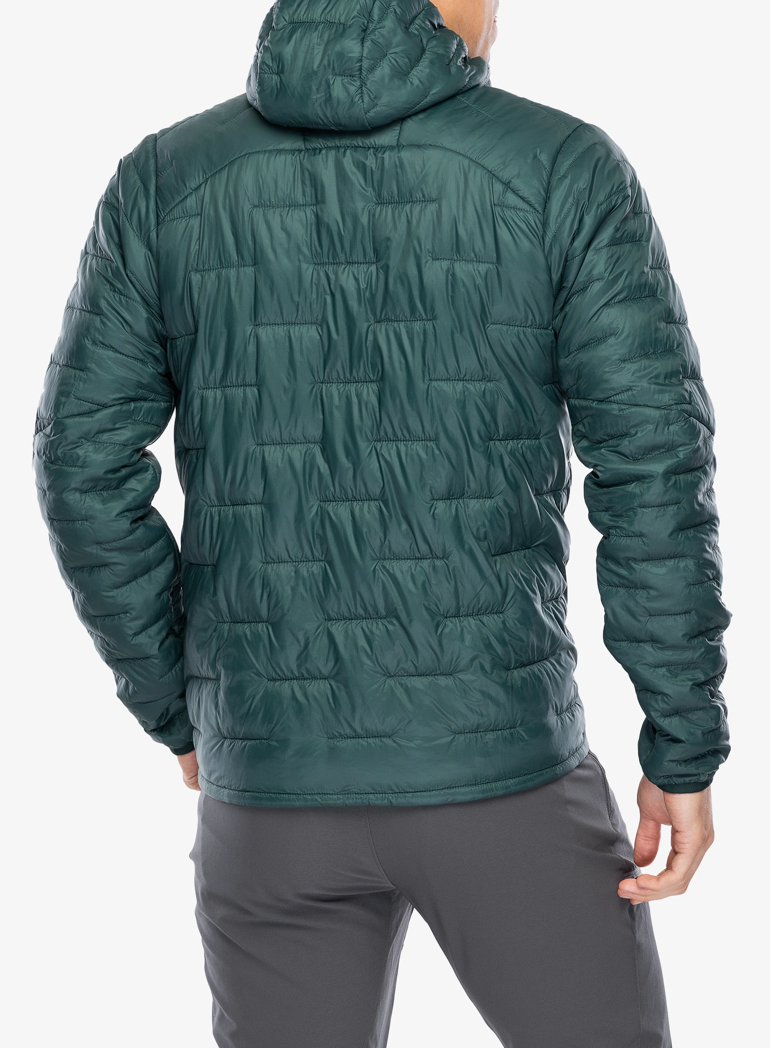 Zateplená bunda Patagonia Micro Puff Hoody - cascade green