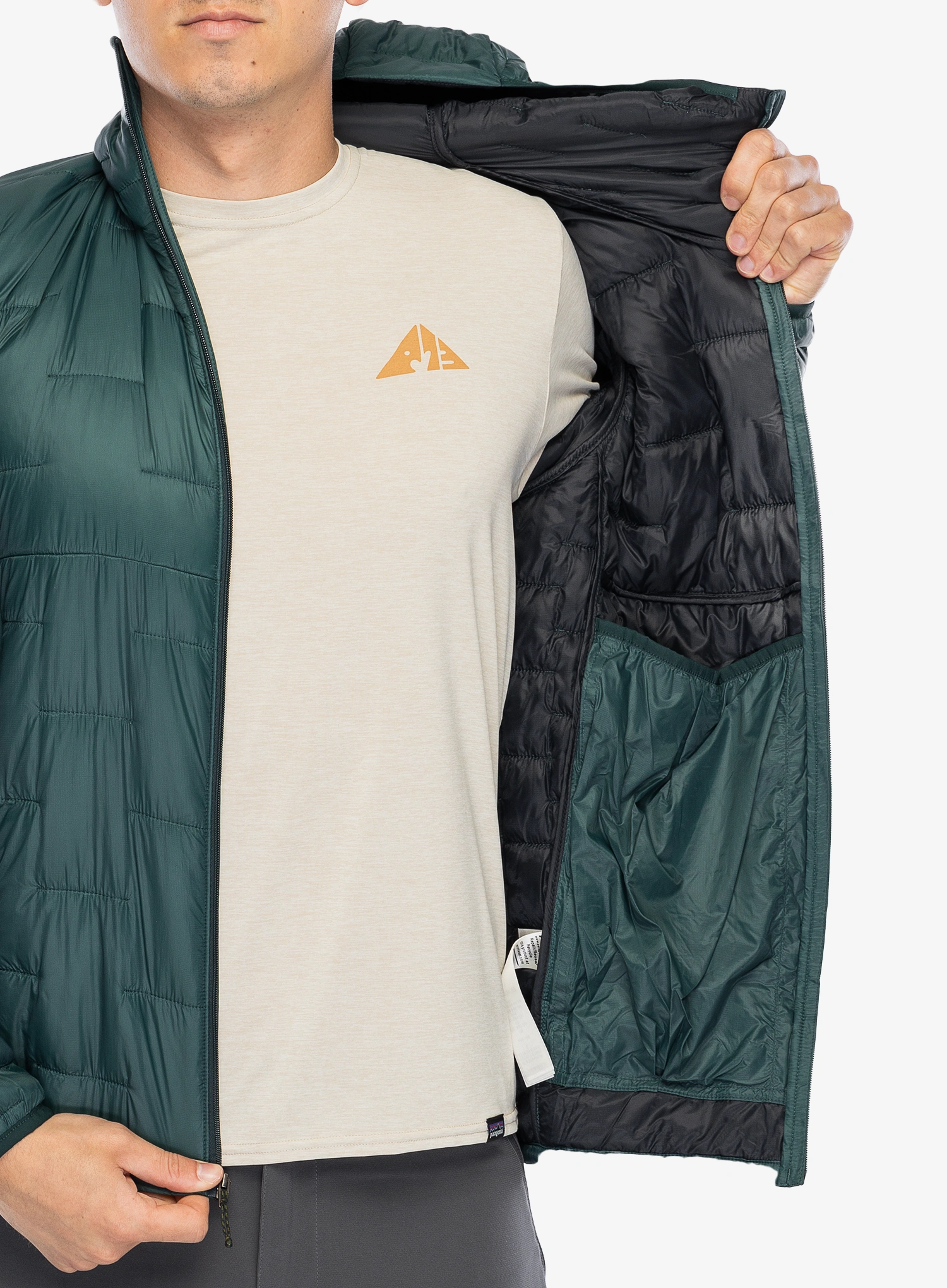 Zateplená bunda Patagonia Micro Puff Hoody - cascade green
