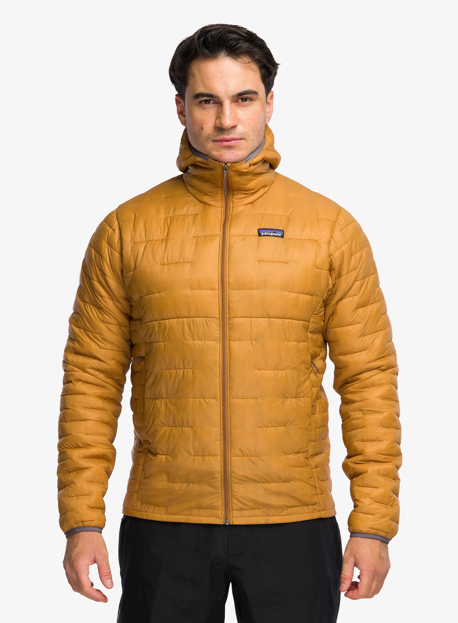 Zateplená bunda Patagonia Micro Puff Hoody - cinnamon brown