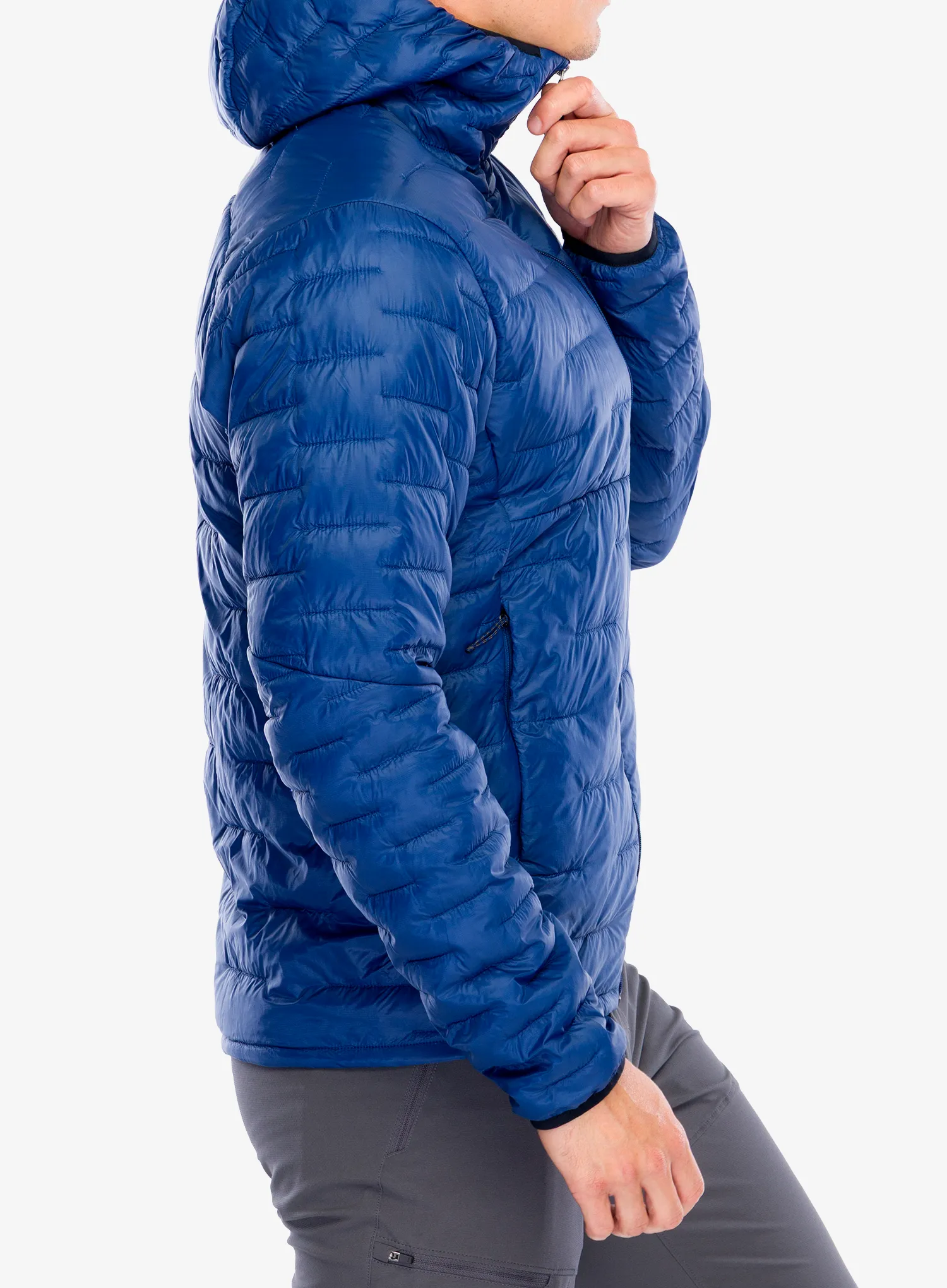 Zateplená bunda Patagonia Micro Puff Hoody - clement blue