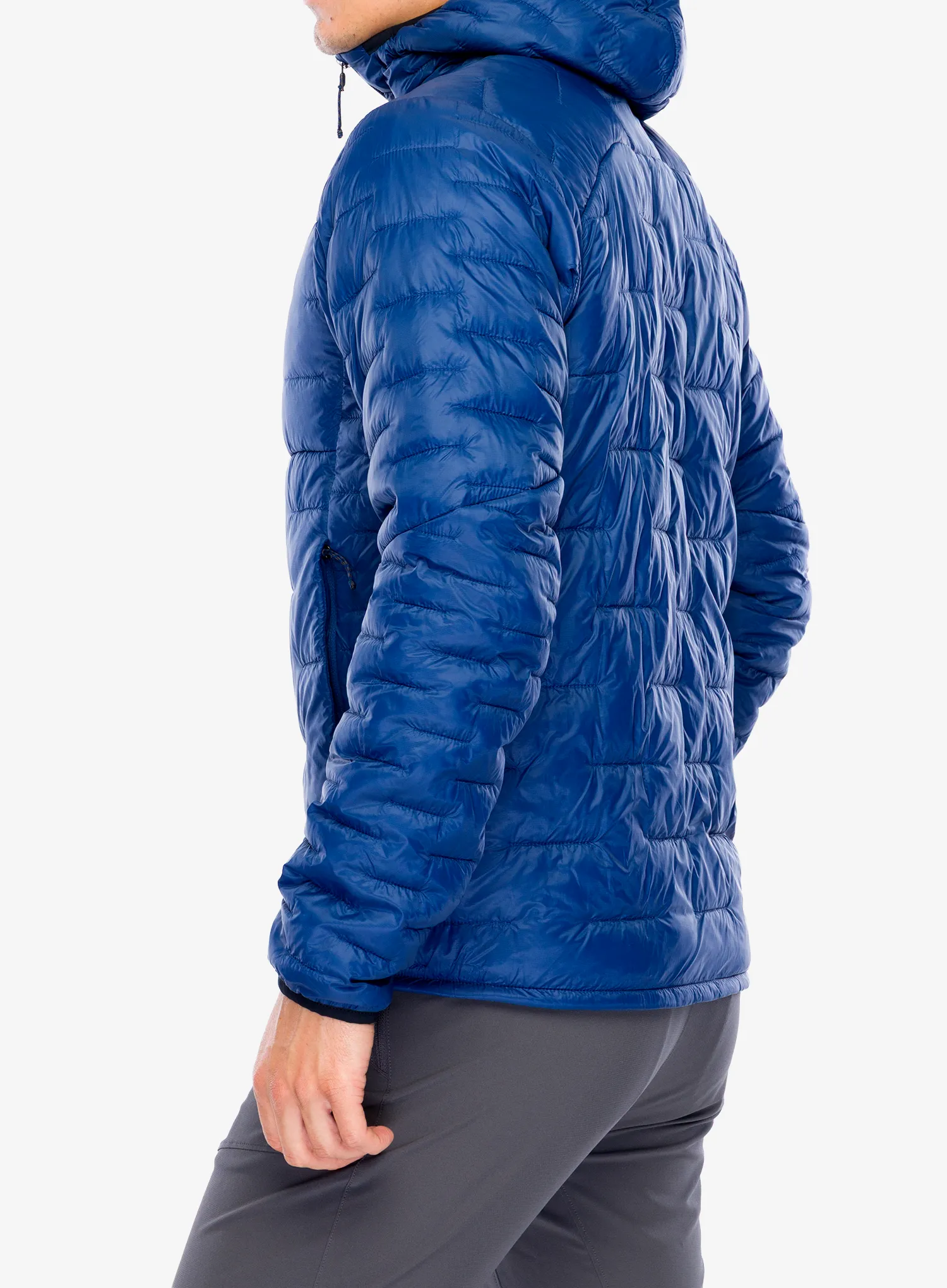 Zateplená bunda Patagonia Micro Puff Hoody - clement blue