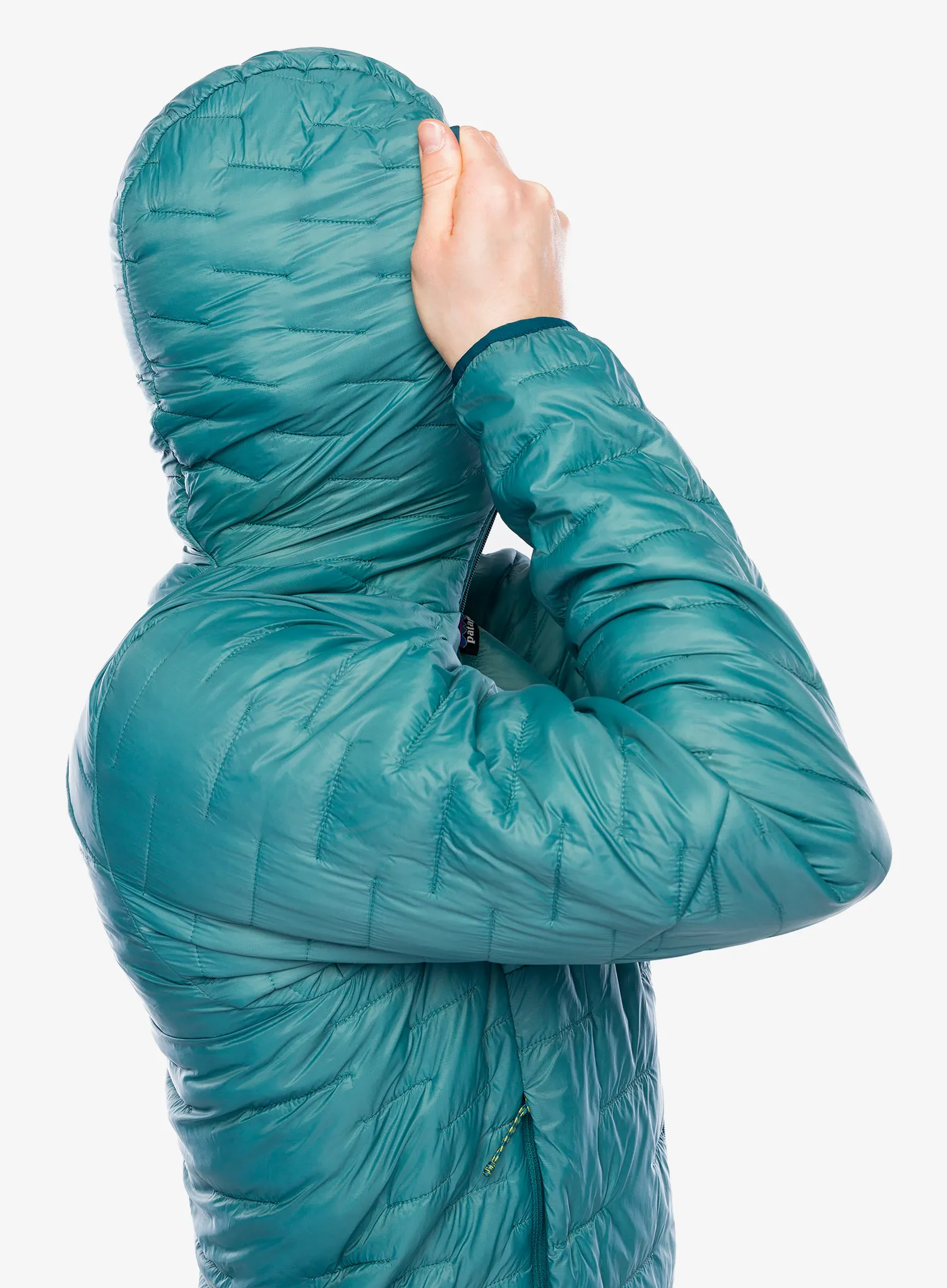 Zateplená bunda Patagonia Micro Puff Hoody - wetland blue