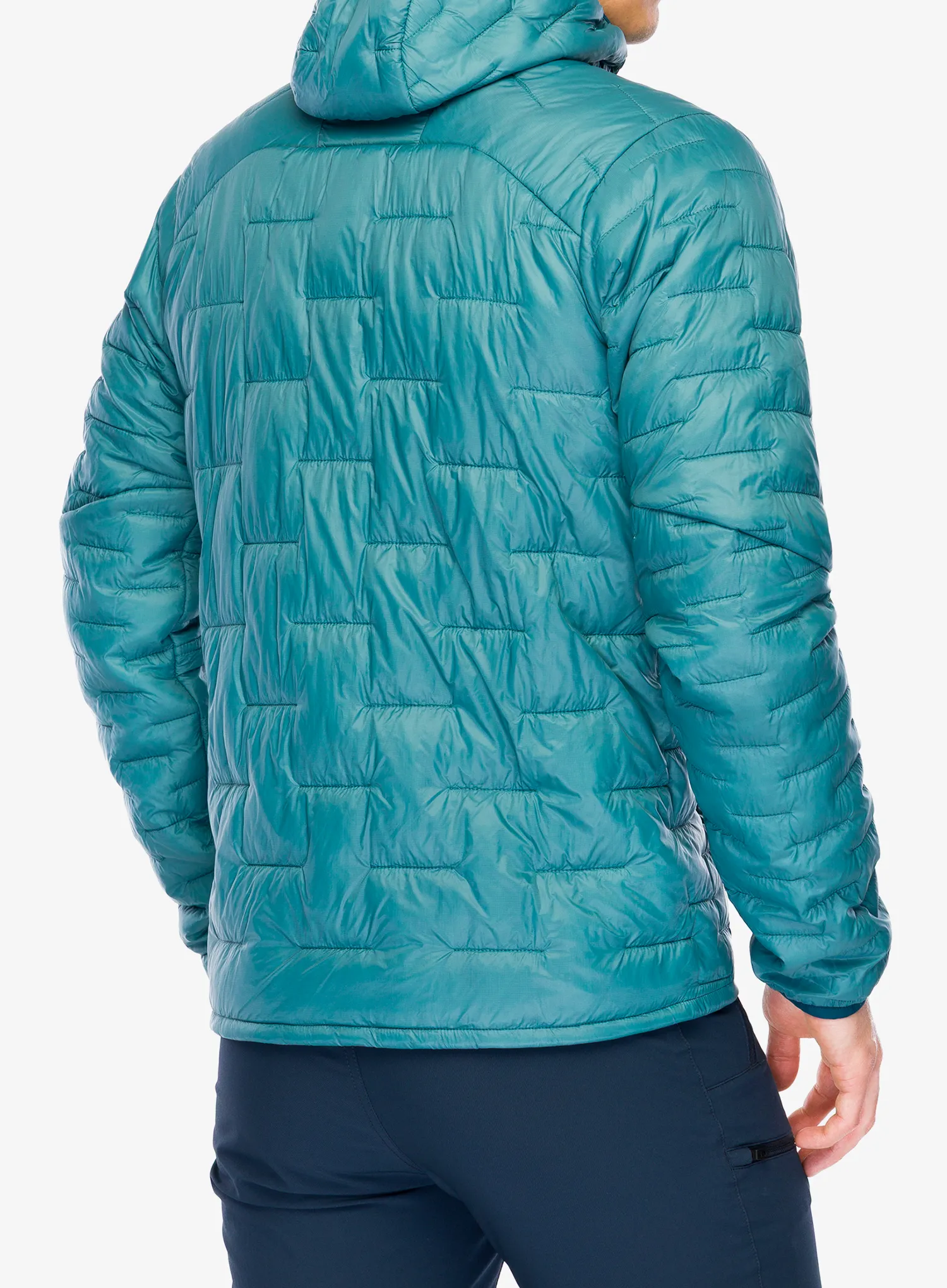 Zateplená bunda Patagonia Micro Puff Hoody - wetland blue
