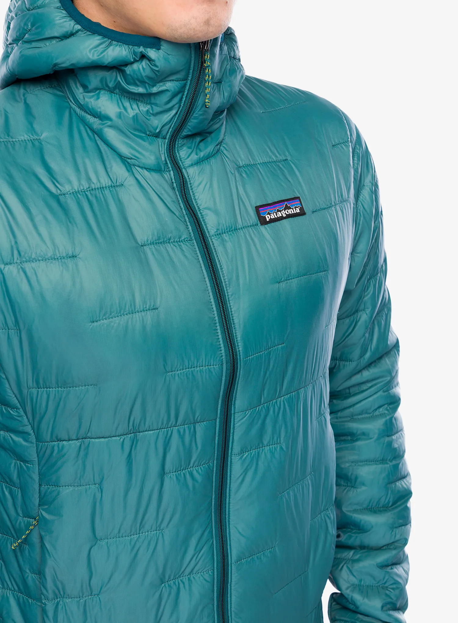 Zateplená bunda Patagonia Micro Puff Hoody - wetland blue