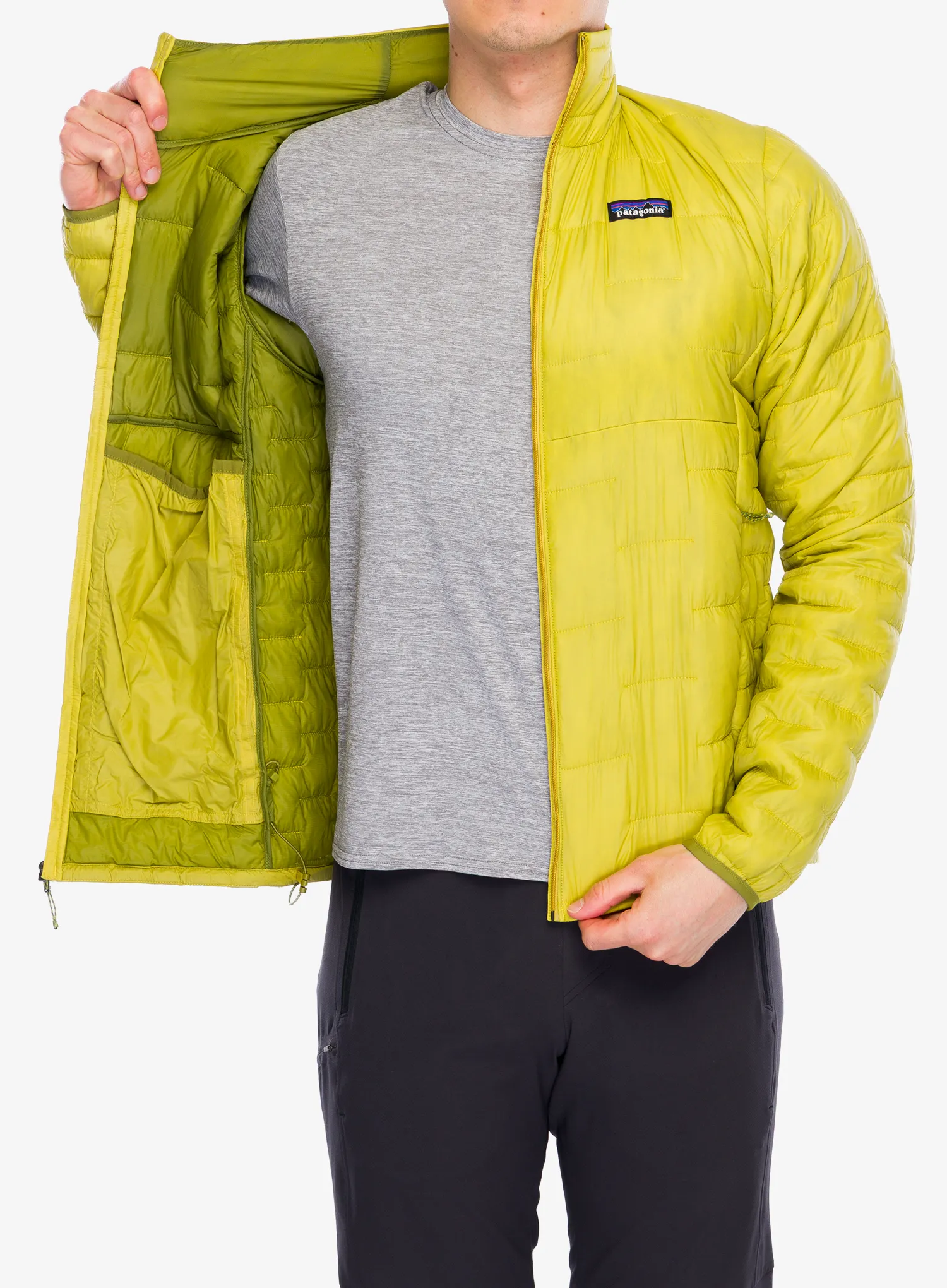Zateplená bunda Patagonia Micro Puff Jacket - green
