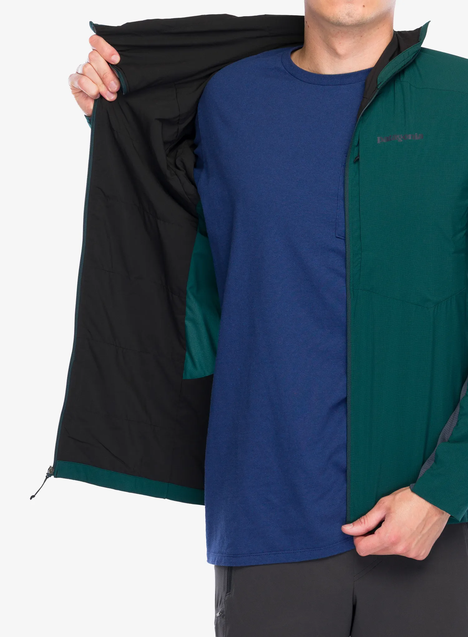 Zateplená bunda Patagonia Nano-Air Ultralight Full-Zip Hoody - cascade green