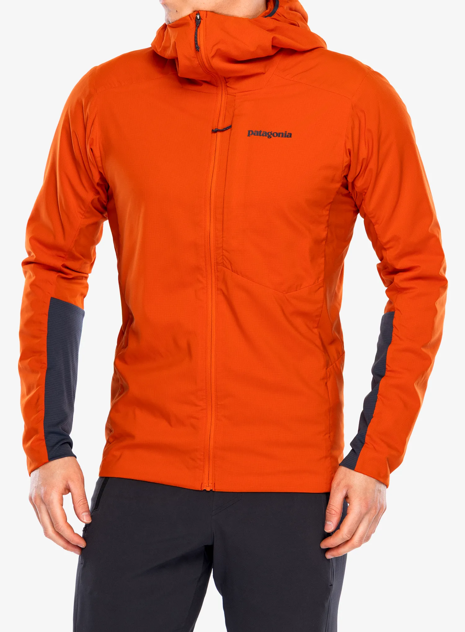 Zateplená bunda Patagonia Nano-Air Ultralight Full-Zip Hoody - pollinator orange