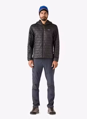 Zateplená bunda Patagonia Nano Puff Hoody - black/black