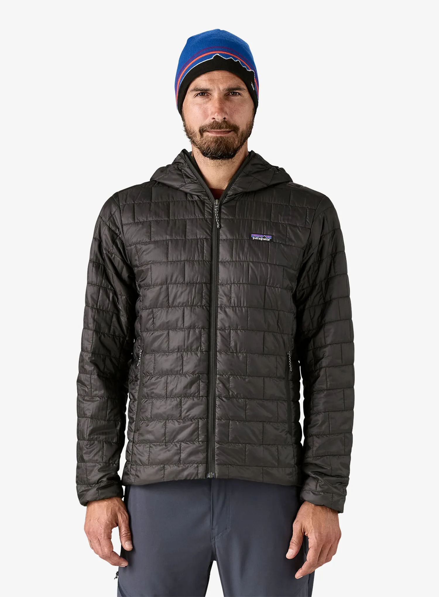 Zateplená bunda Patagonia Nano Puff Hoody - black/black