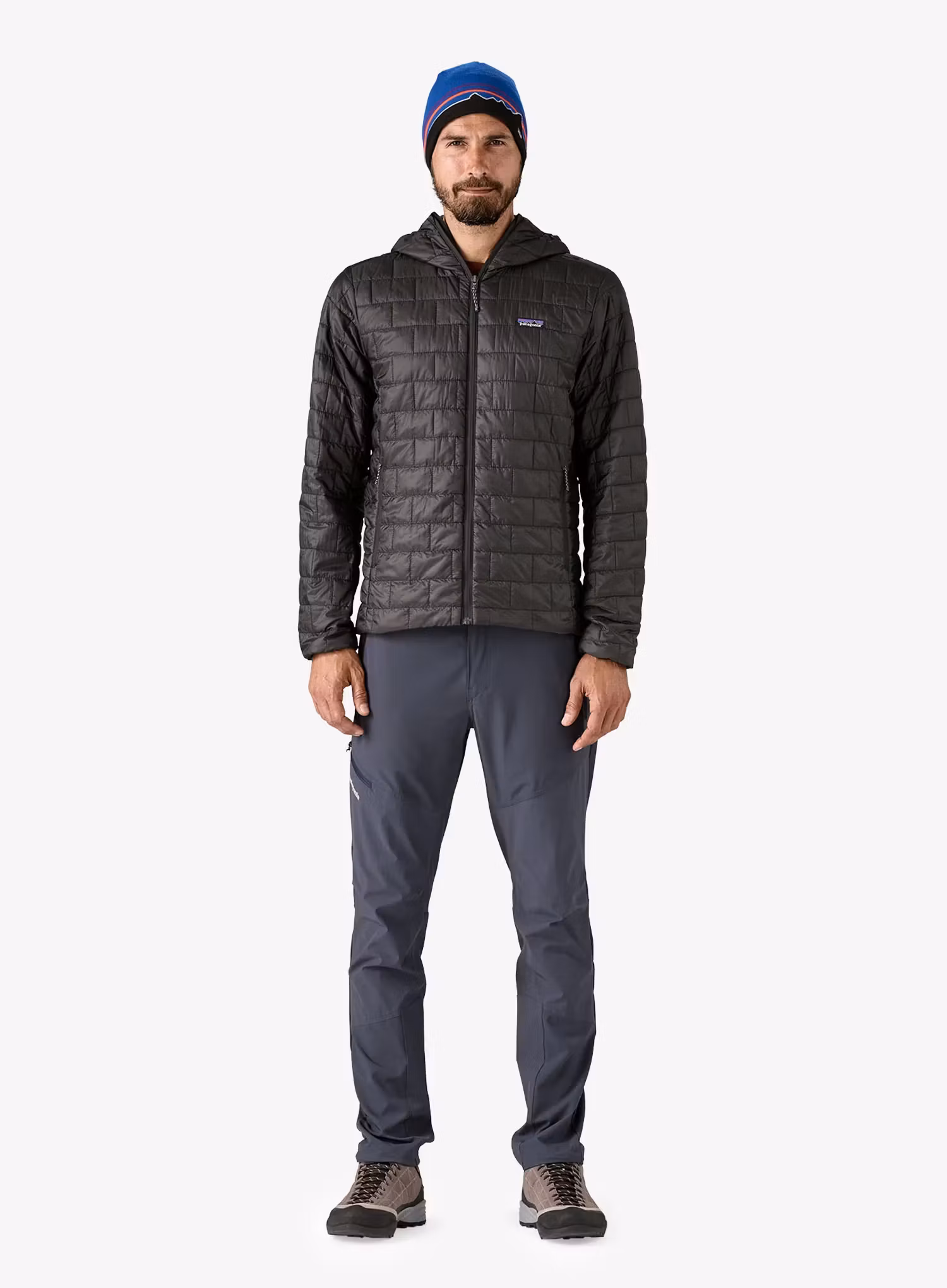 Zateplená bunda Patagonia Nano Puff Hoody - black/black