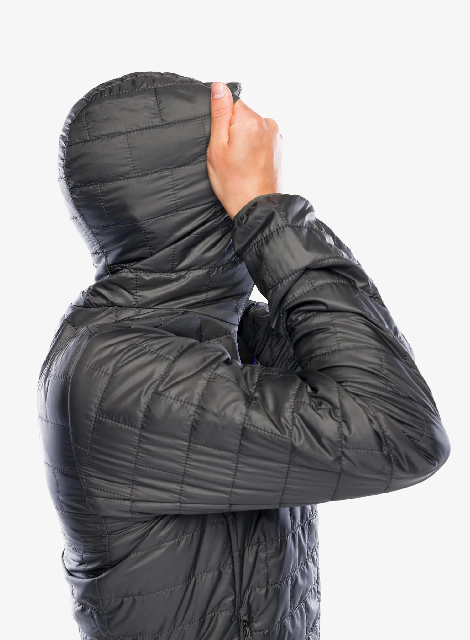 Zateplená bunda Patagonia Nano Puff Hoody - forge grey