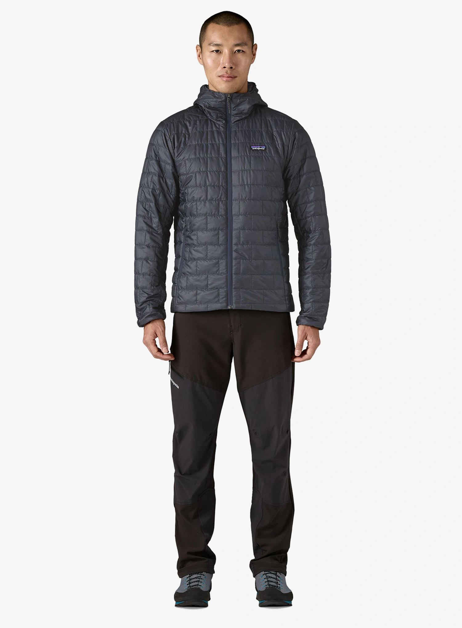 Zateplená bunda Patagonia Nano Puff Hoody - smolder blue