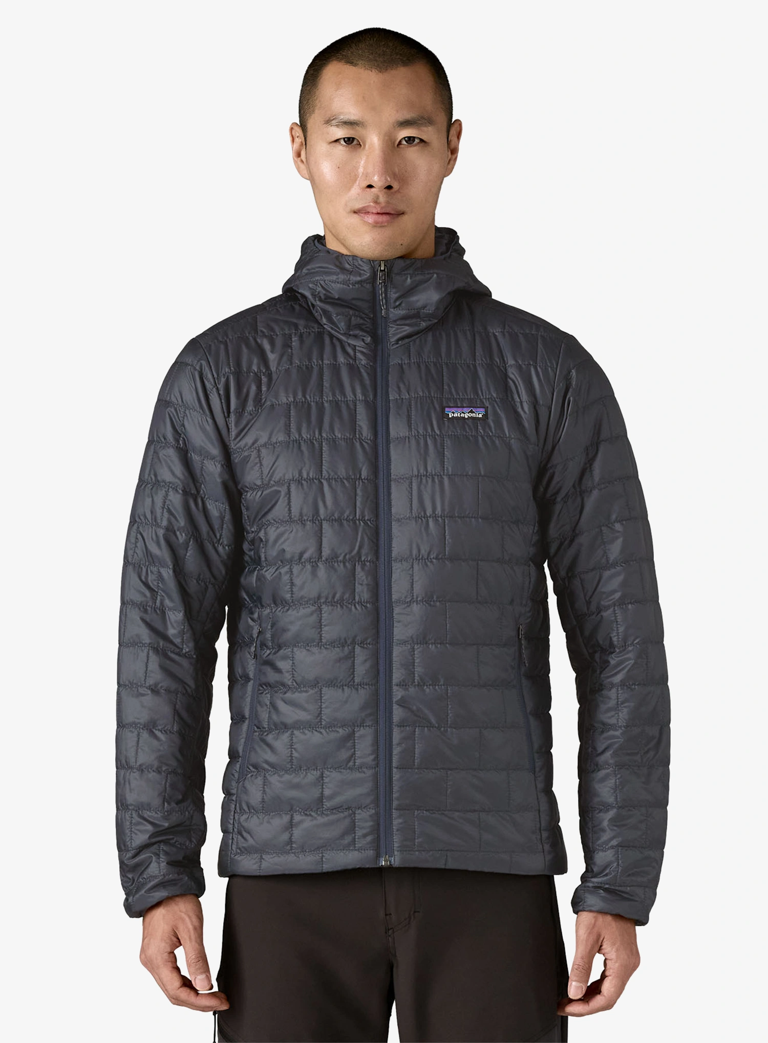 Zateplená bunda Patagonia Nano Puff Hoody - smolder blue