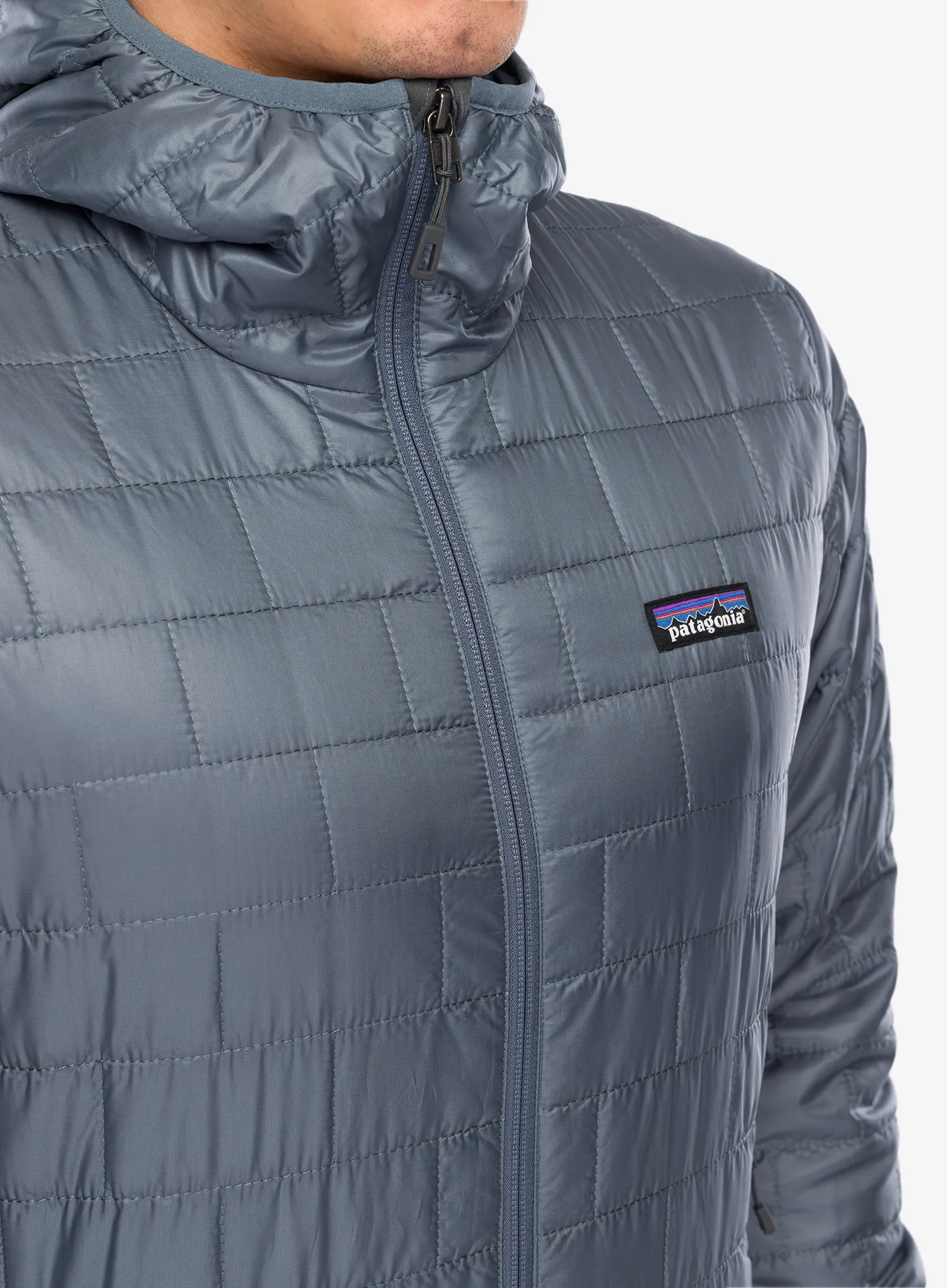 Zateplená bunda Patagonia Nano Puff Hoody - utility blue