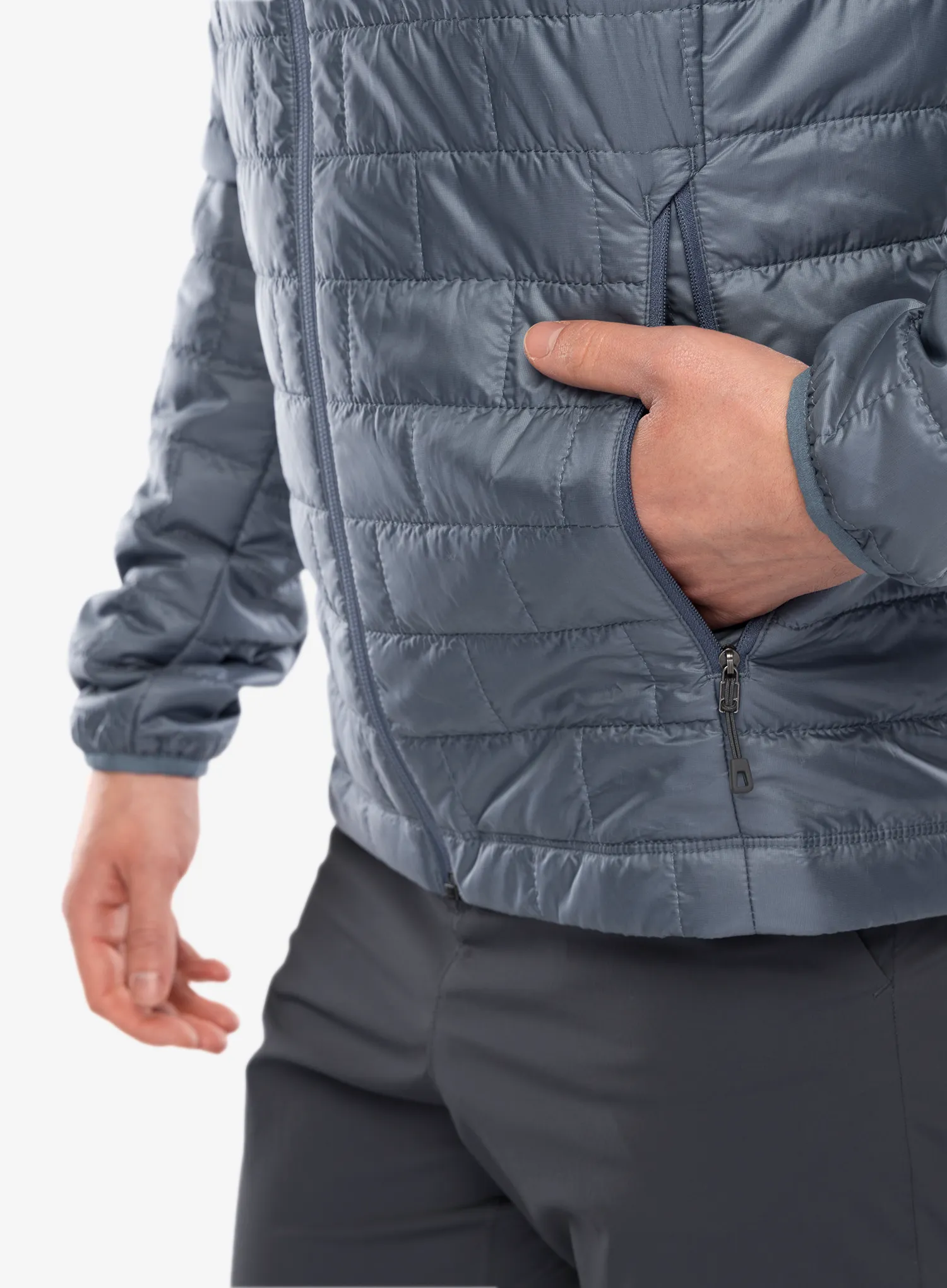 Zateplená bunda Patagonia Nano Puff Hoody - utility blue