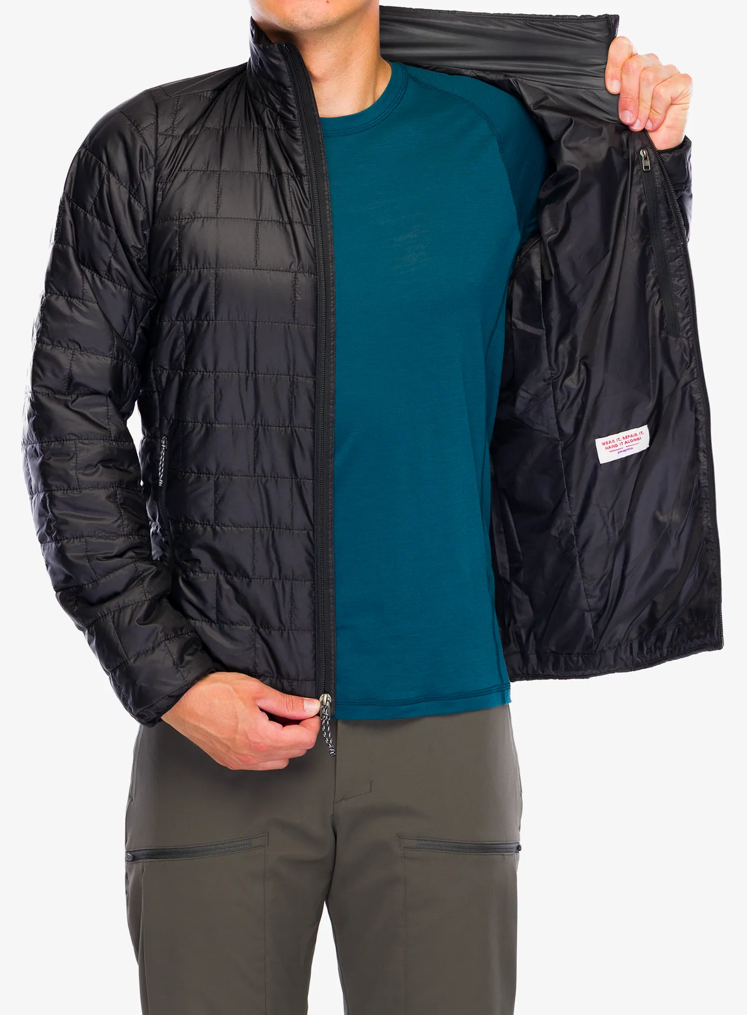 Zateplená bunda Patagonia Nano Puff Jacket - black/black