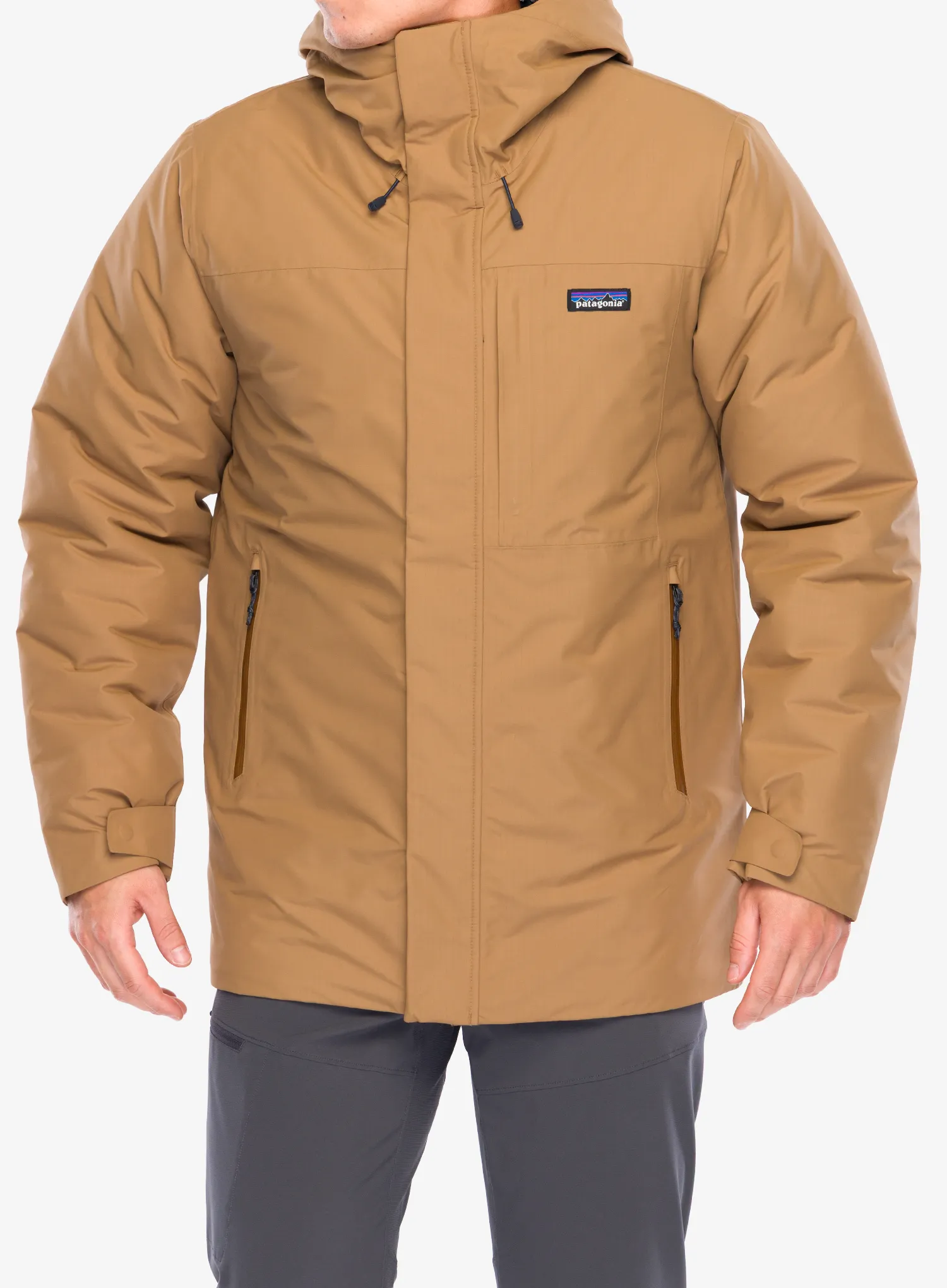 Zateplená bunda Patagonia Windshadow Parka - deer brown