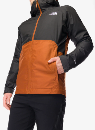 Zateplená bunda The North Face Millerton Insulated Jacket - burnt umber/tnf black