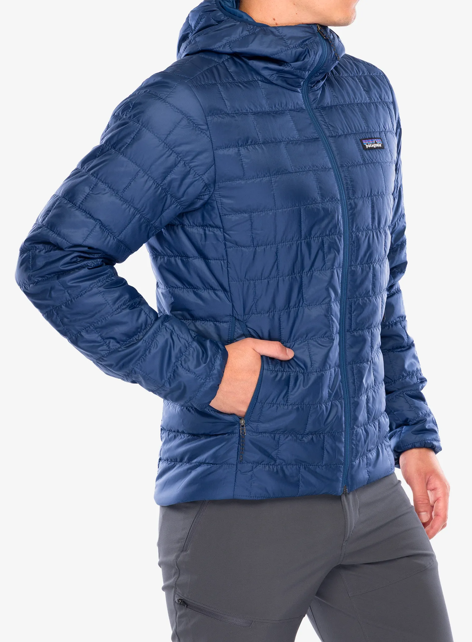 Bunda Patagonia Nano Puff Hoody - clement blue