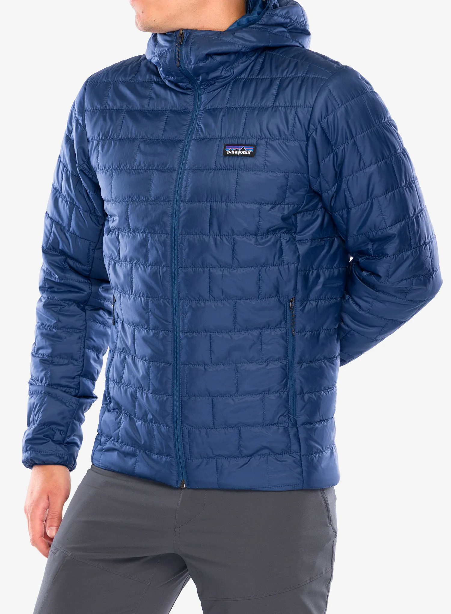 Bunda Patagonia Nano Puff Hoody - clement blue