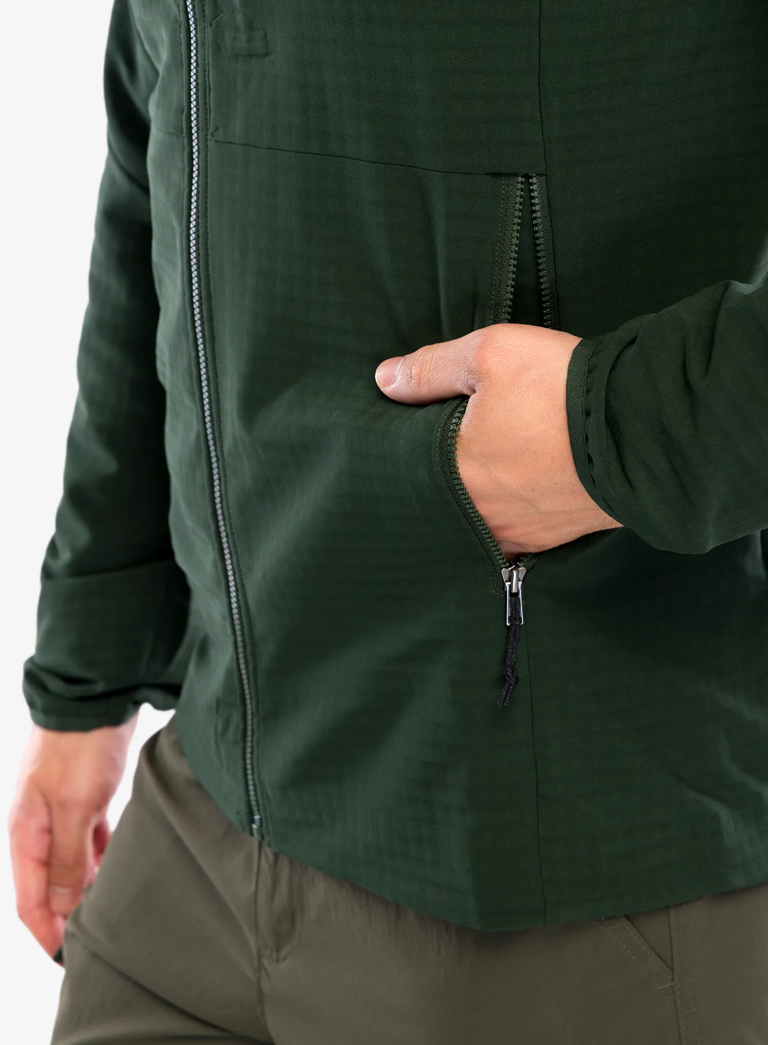 Bunda Patagonia R1 TechFace Hoody - old growth green
