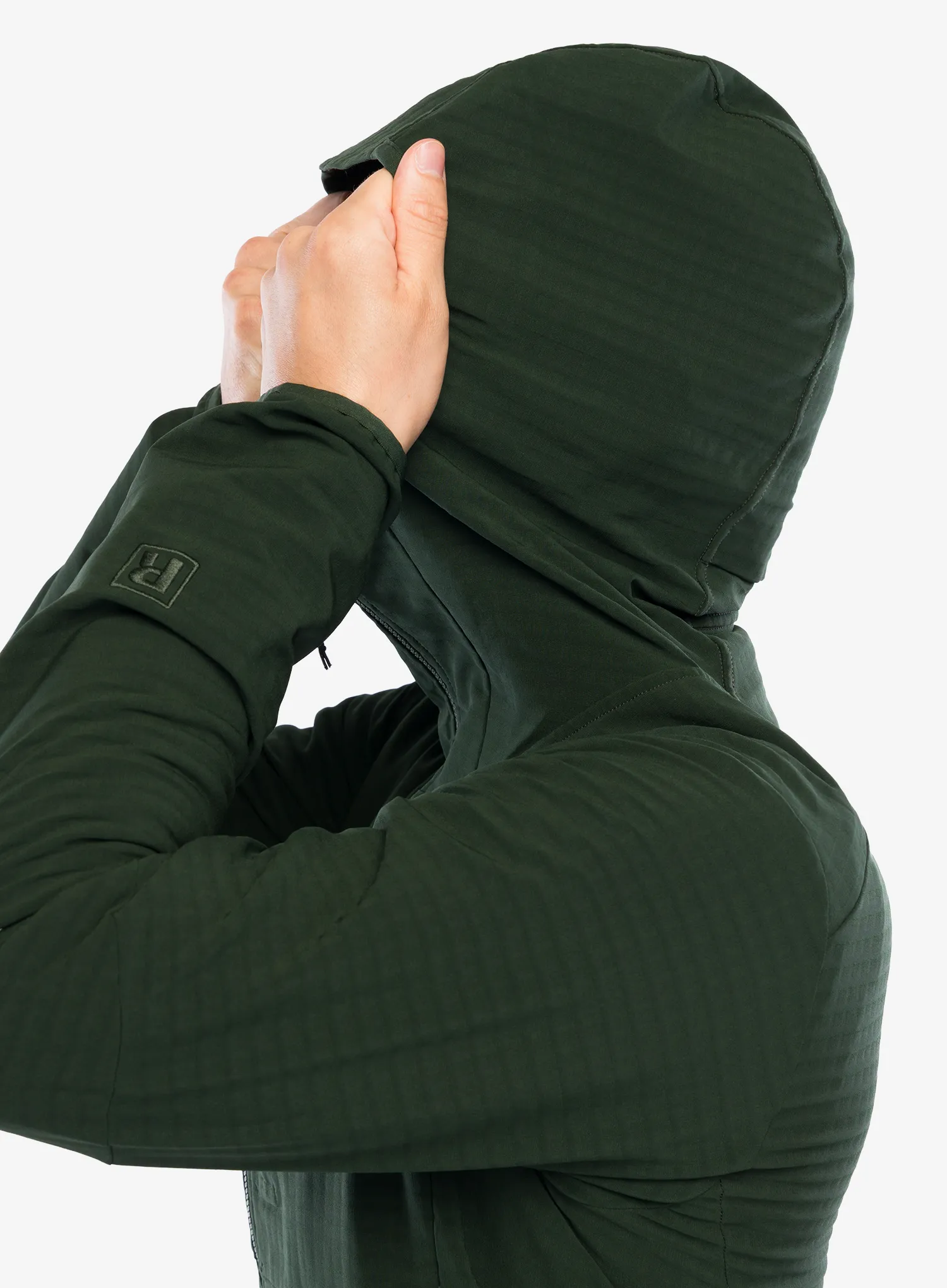 Bunda Patagonia R1 TechFace Hoody - old growth green