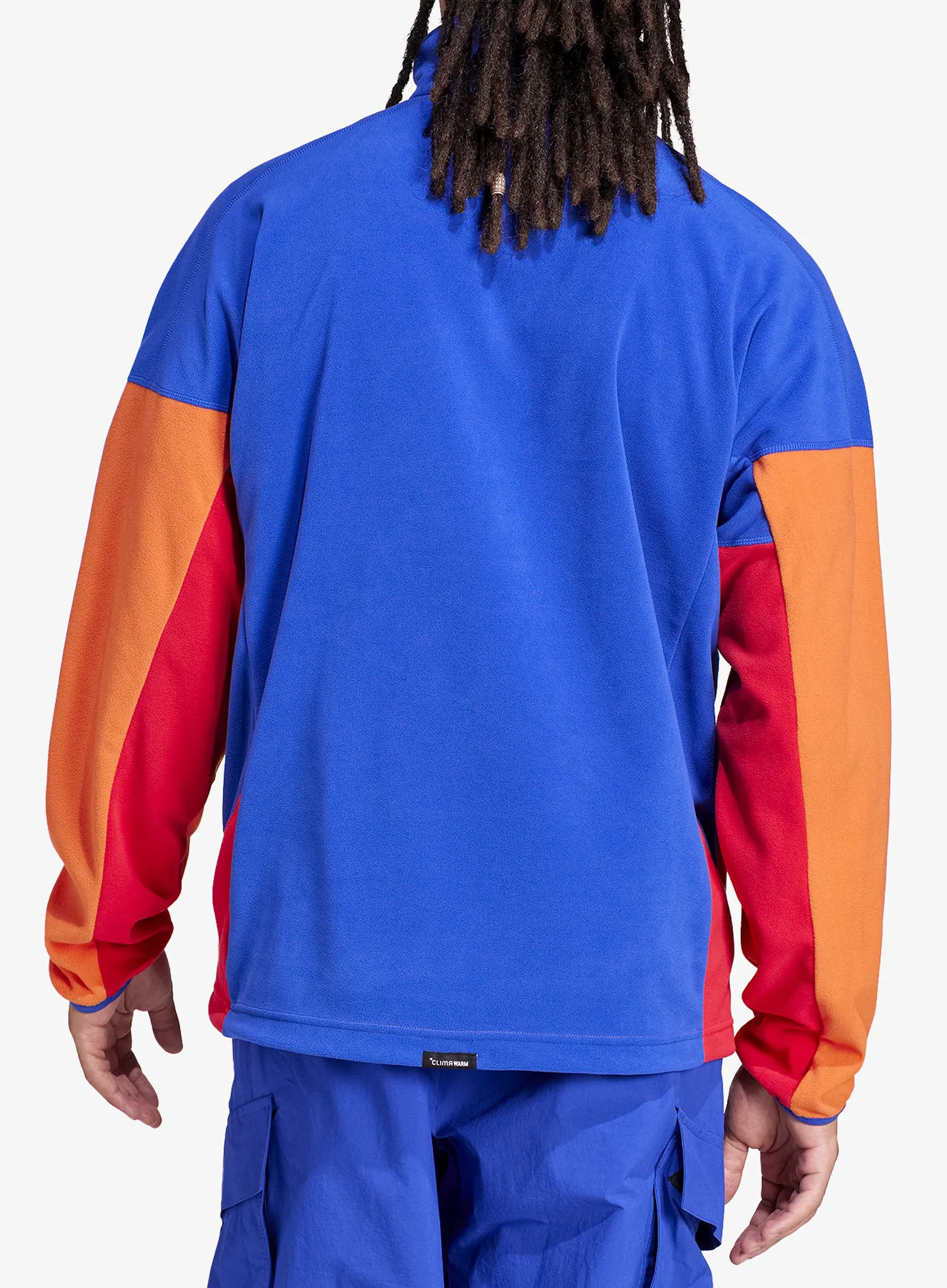 Fleecová bunda adidas TERREX Multi Climawarm Fleece Anorak - selubl/seimor/purrub