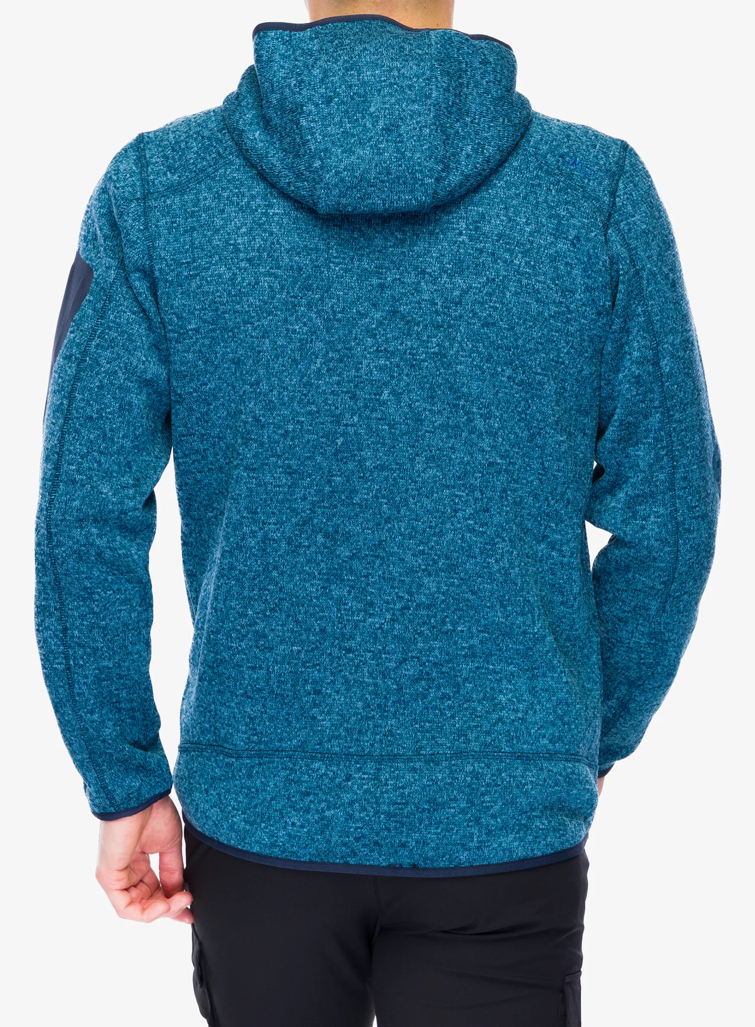 Fleecová bunda CMP Borgis Fix Hood Jacket - ocean/b. blue