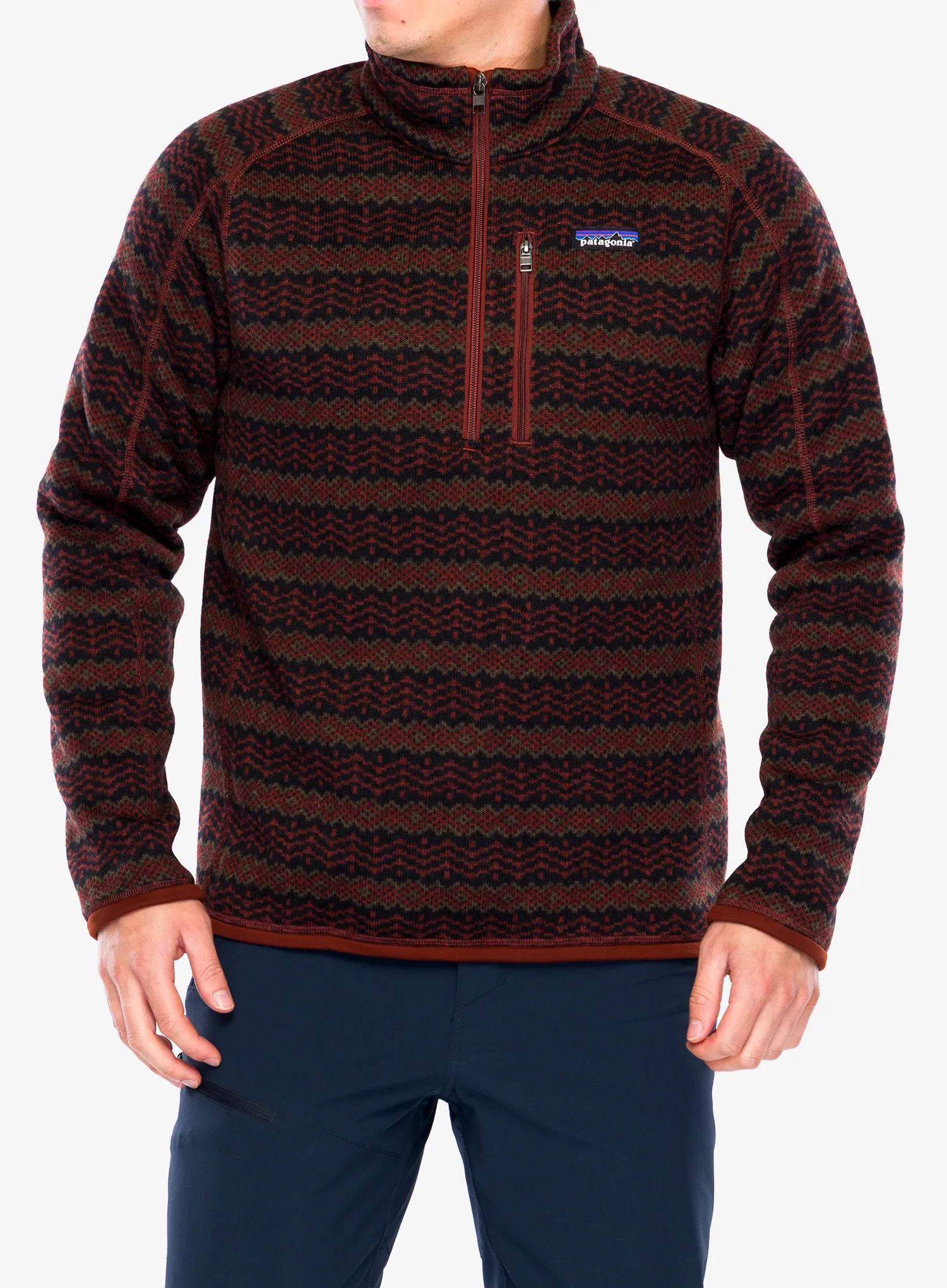 Fleecová bunda Patagonia Better Sweater 1/4 Zip - woven together/dried vanilla