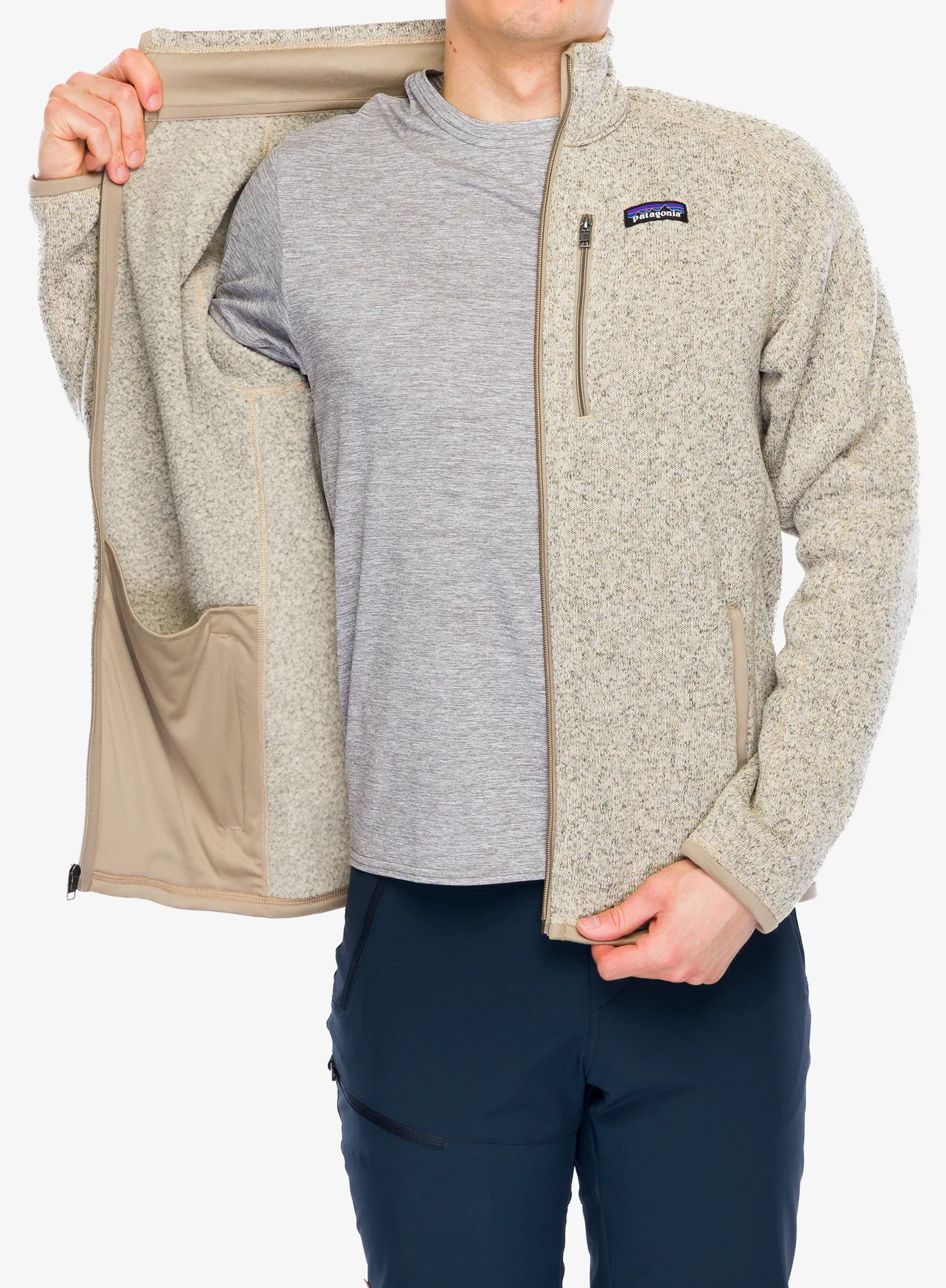 Fleecová bunda Patagonia Better Sweater Jacket - pelican